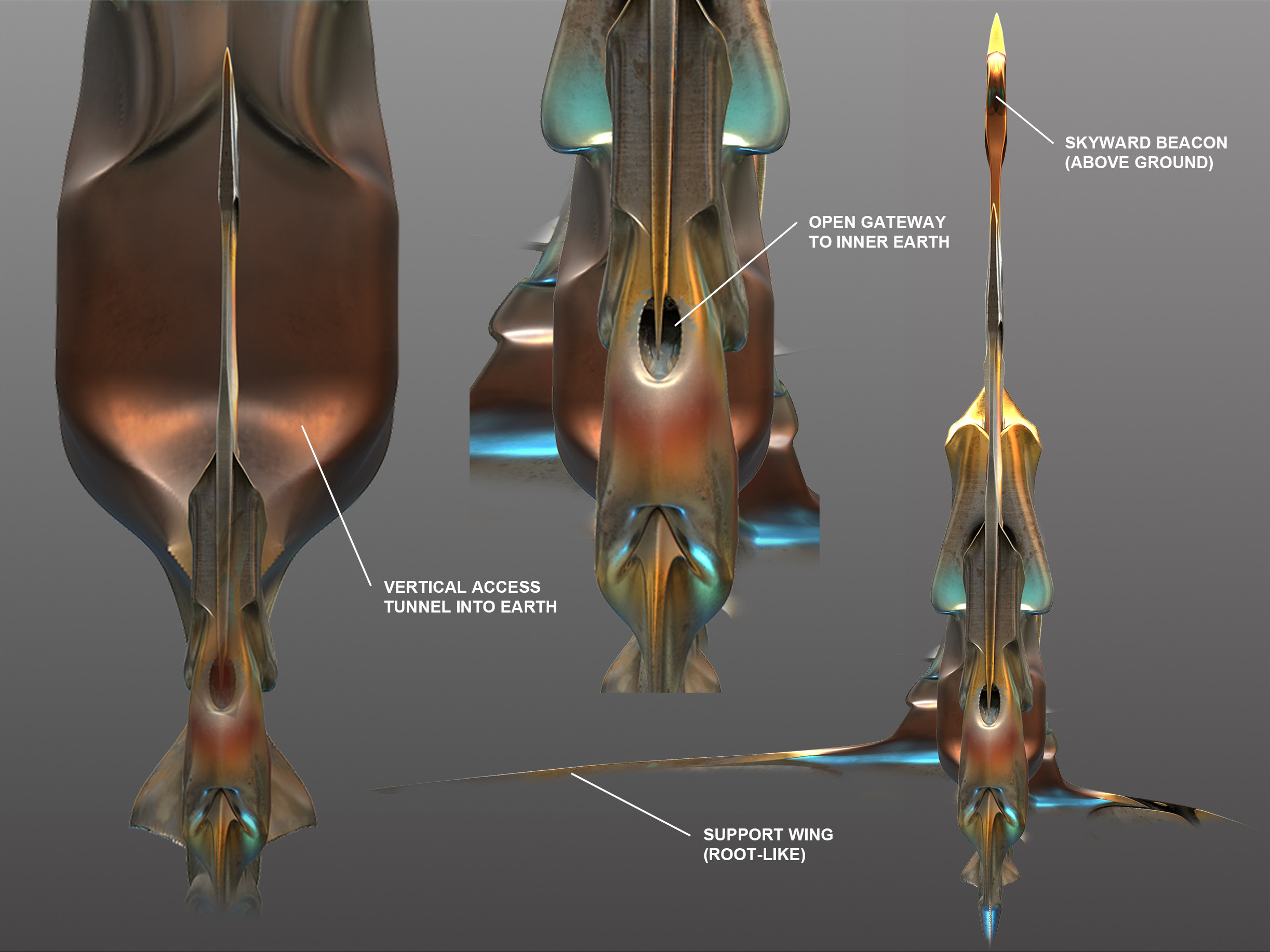 FLOATING STRUCTURE THAT EMITS RADIATING LIGHT (Callout Sheet)