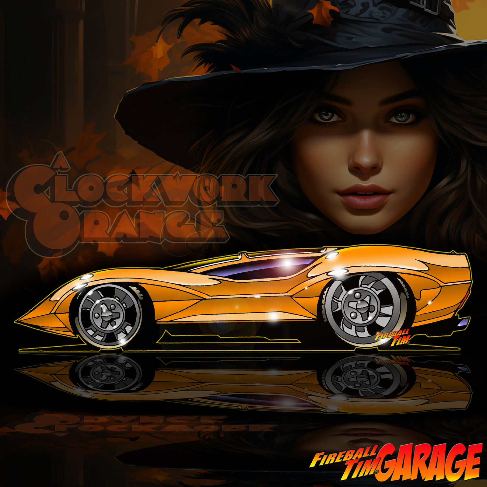 A Clockwork Orange Concept Art by Fireball Tim Garage