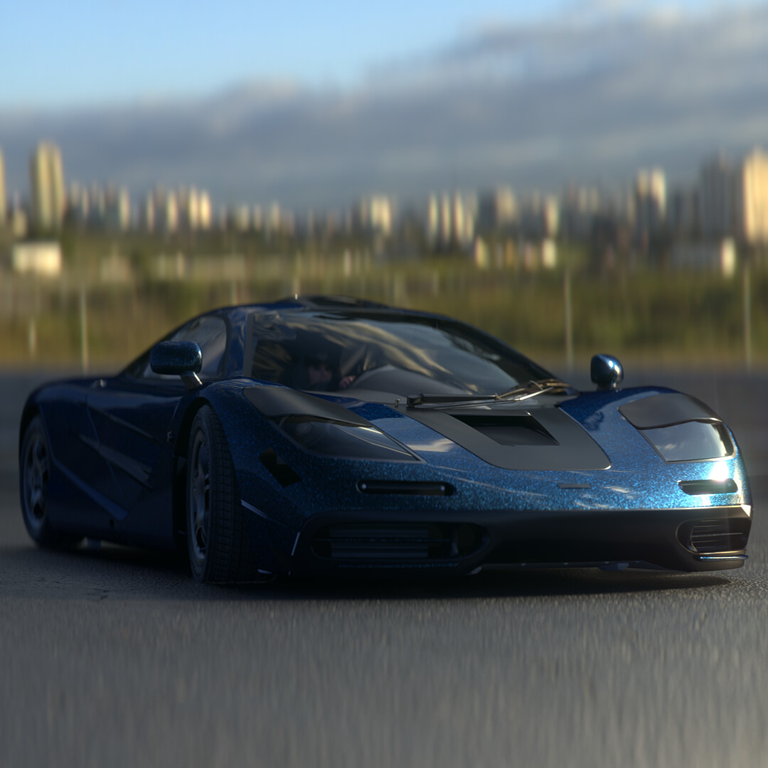 ArtStation - Mclaren F1 - Texture Study