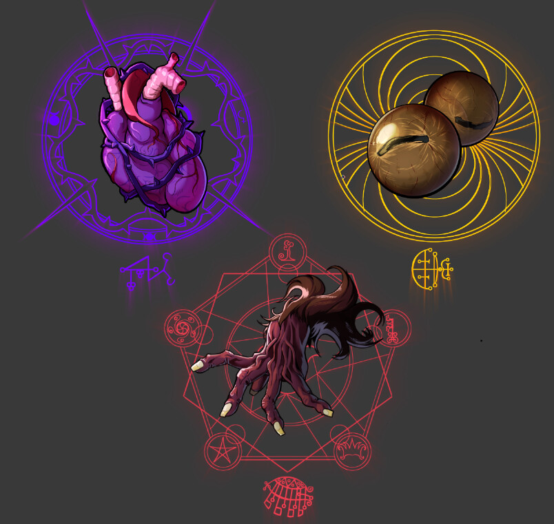 ArtStation - Demon Cores Game Assets