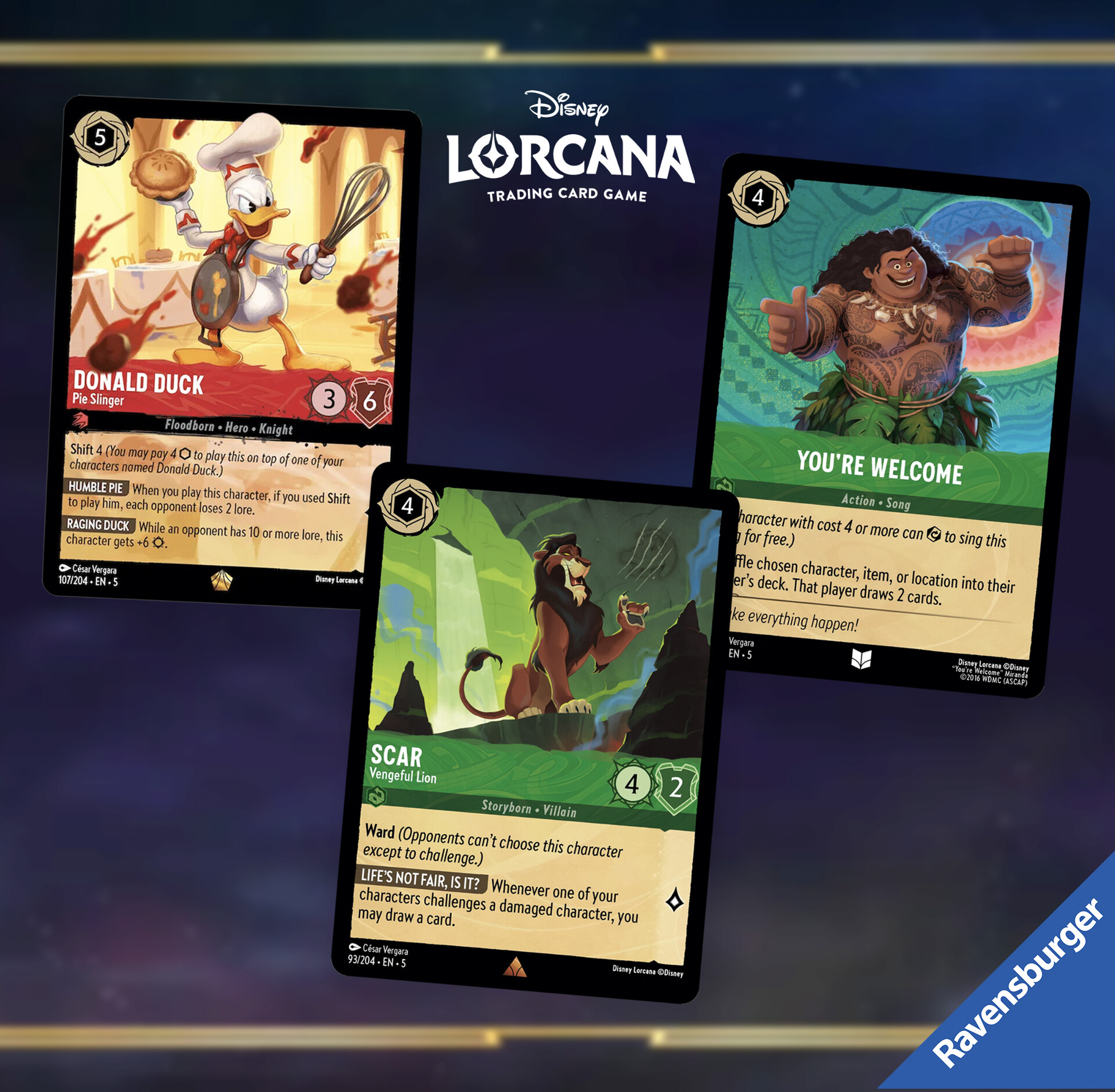 ArtStation - Disney Lorcana - Set 5 cards x4