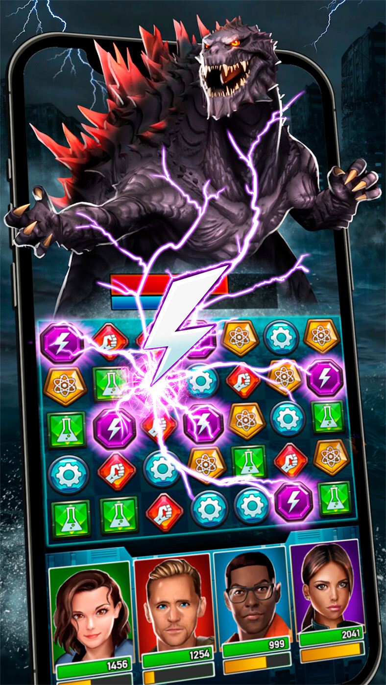 Match - 3 monster game pitch