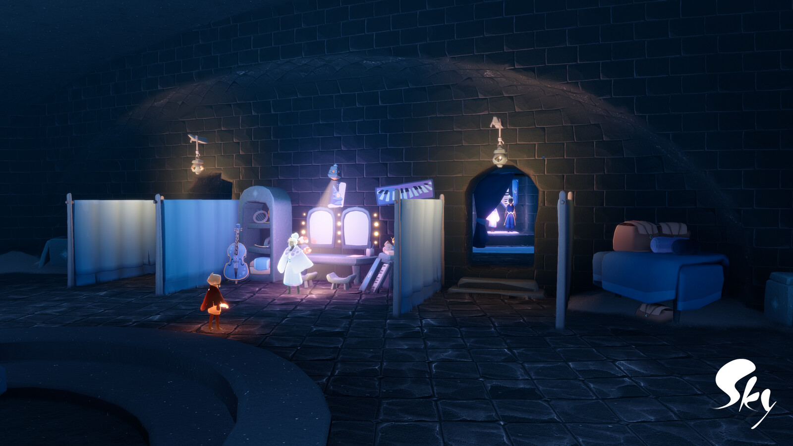 Backstage / performer entrance