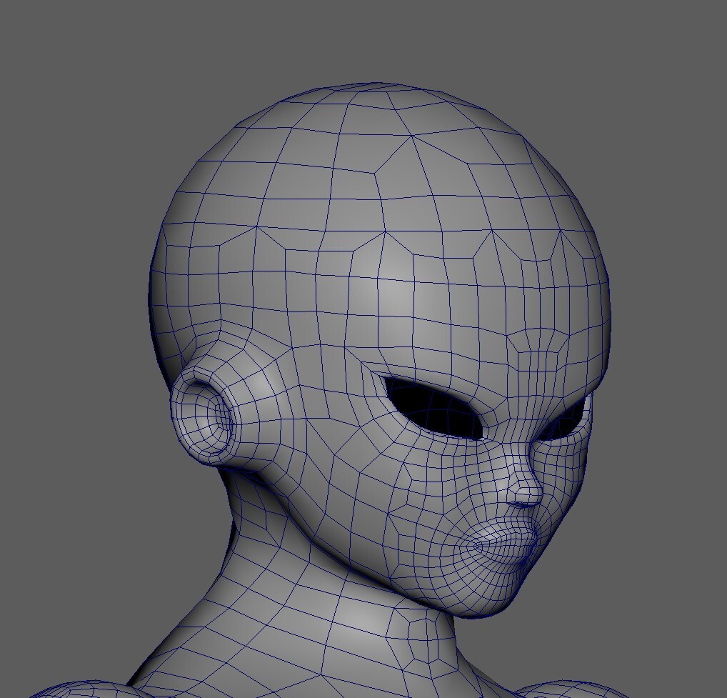 Head Retopology