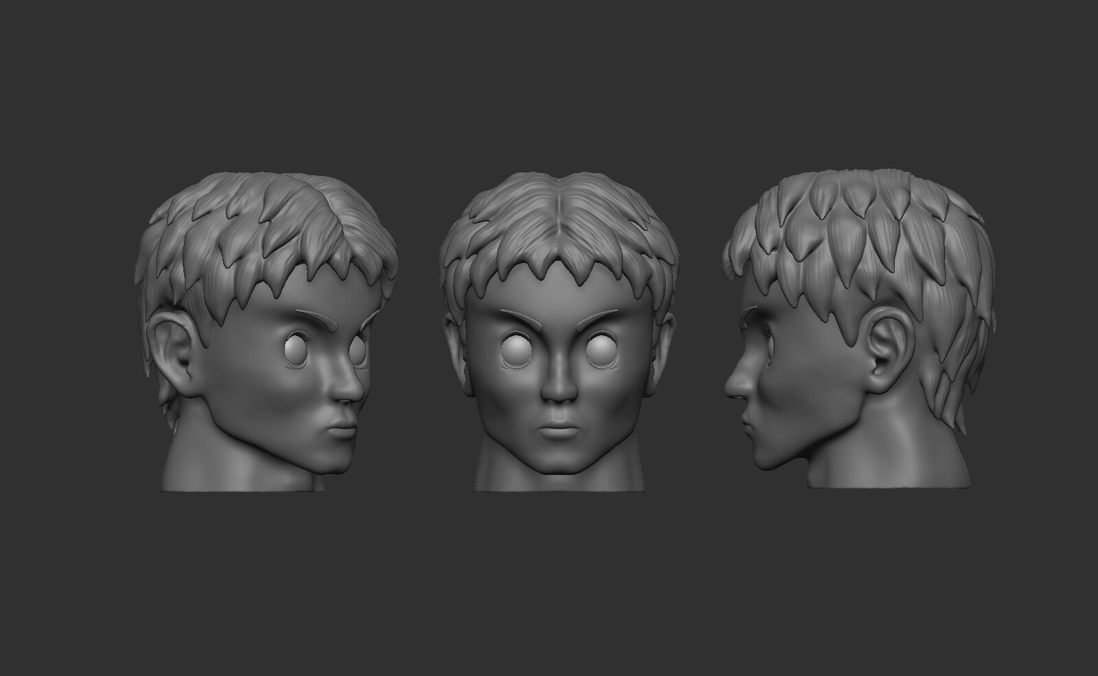 High-Poly Prop Head Sculpt