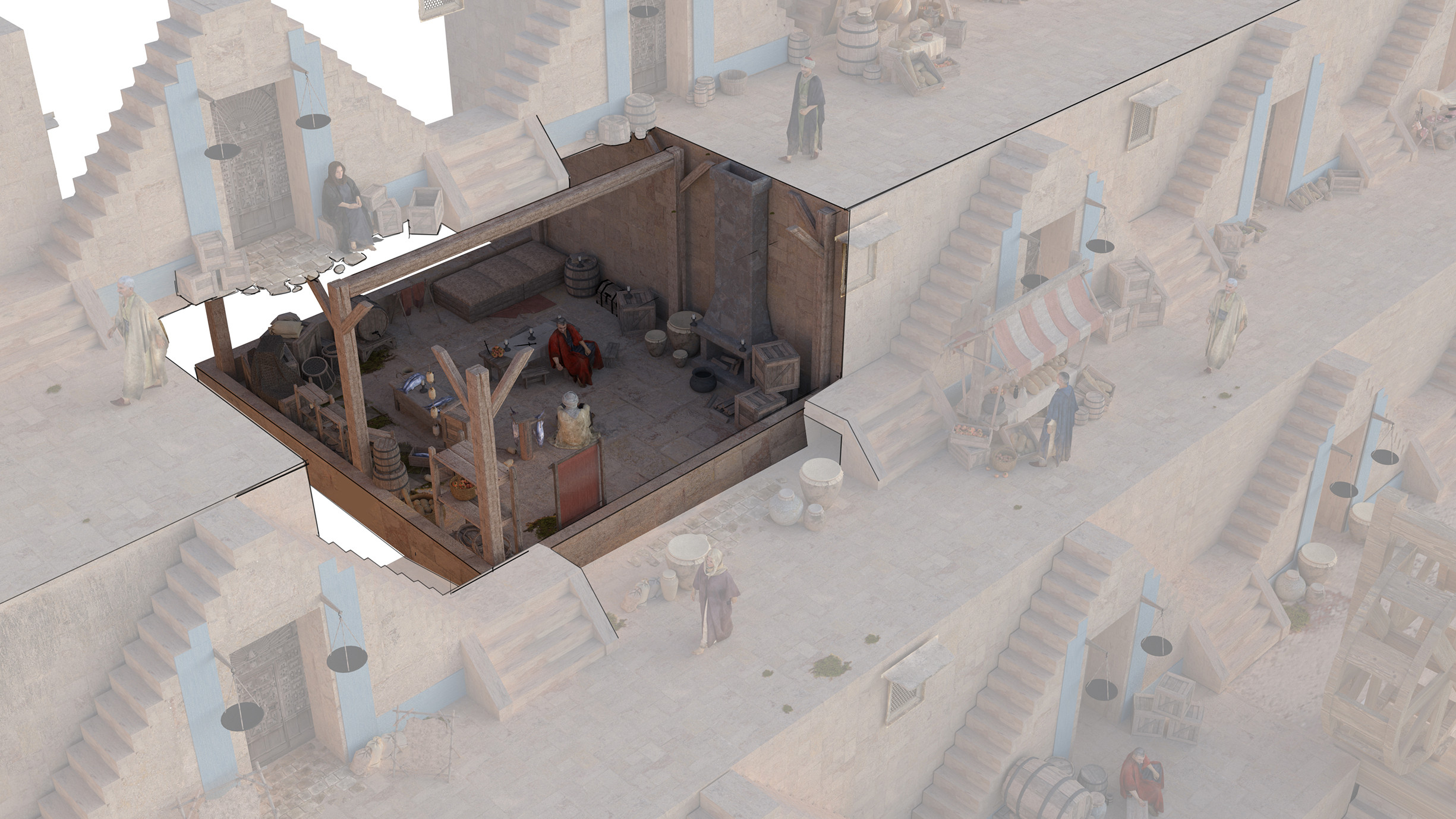 Interior Exploration of how the housing works