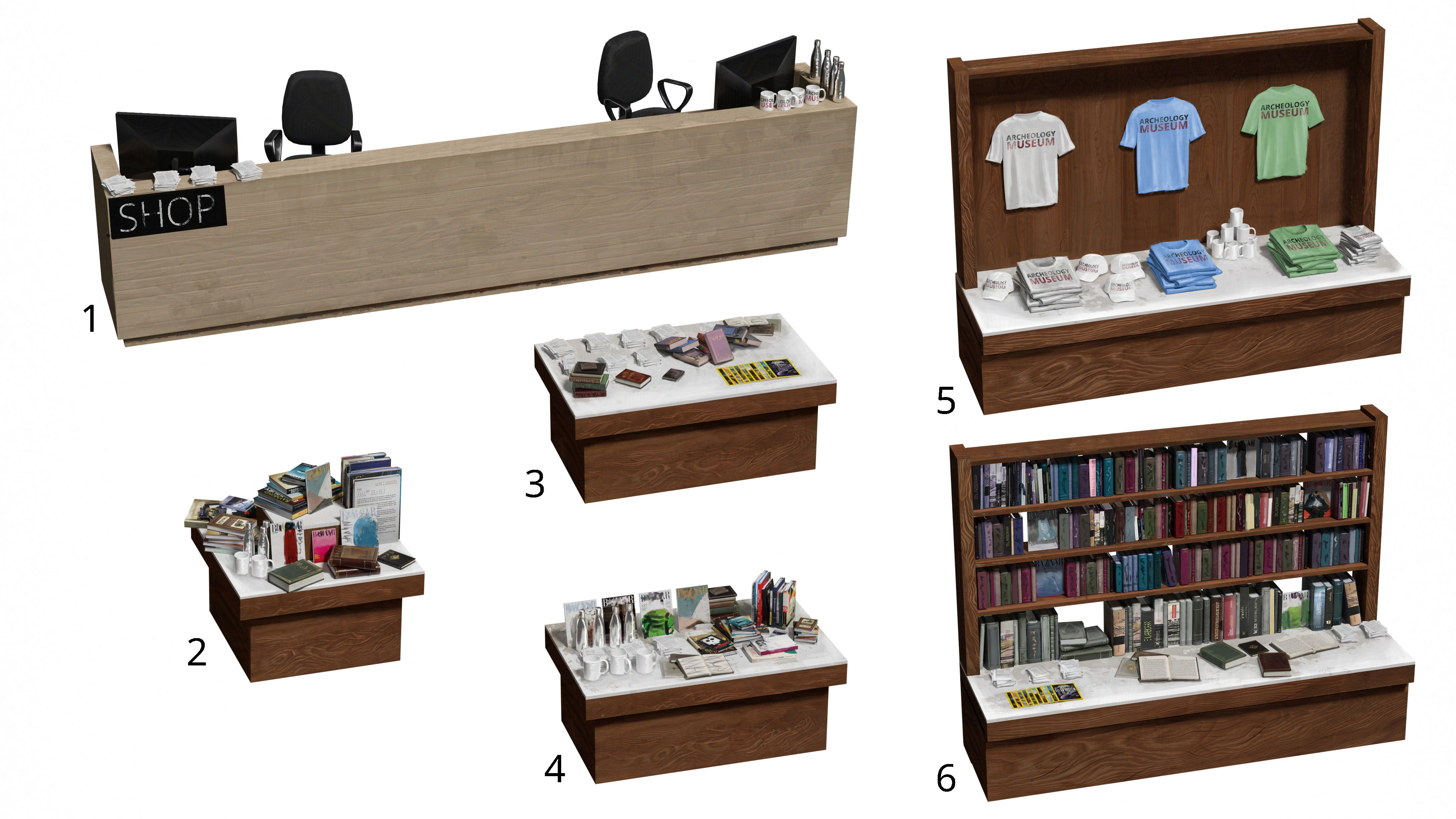 Shop elements