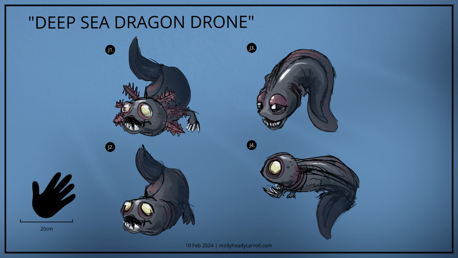 Twilight Monarch Drone Concept Exploration Sketches
