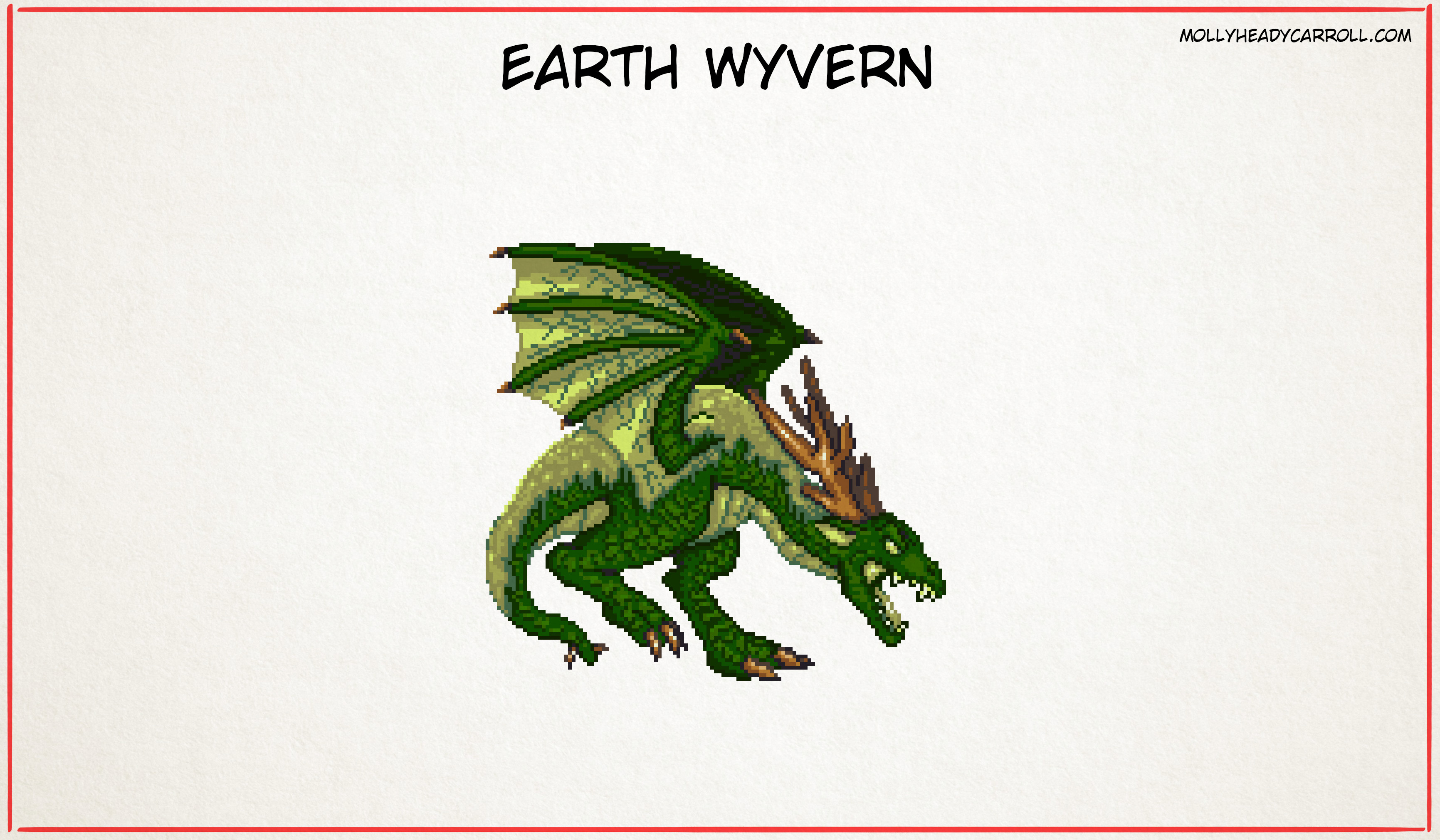 Creature design for homebrew RPG "Wyvern Tales 2" for the Atari Jaguar. Commissioned by Nomad Studios.
(https://linktr.ee/nomadstudio.io)

© 2023