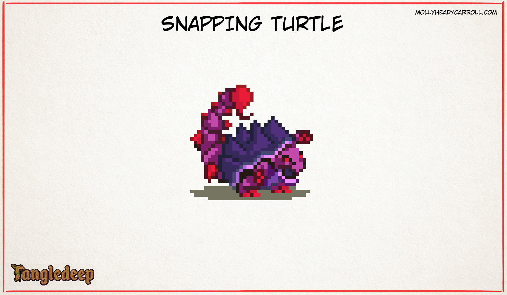 Creature design and animation for RPG "Tangledeep". Commissioned by Impact Gameworks
(http://tangledeep.com/)

© 2018
