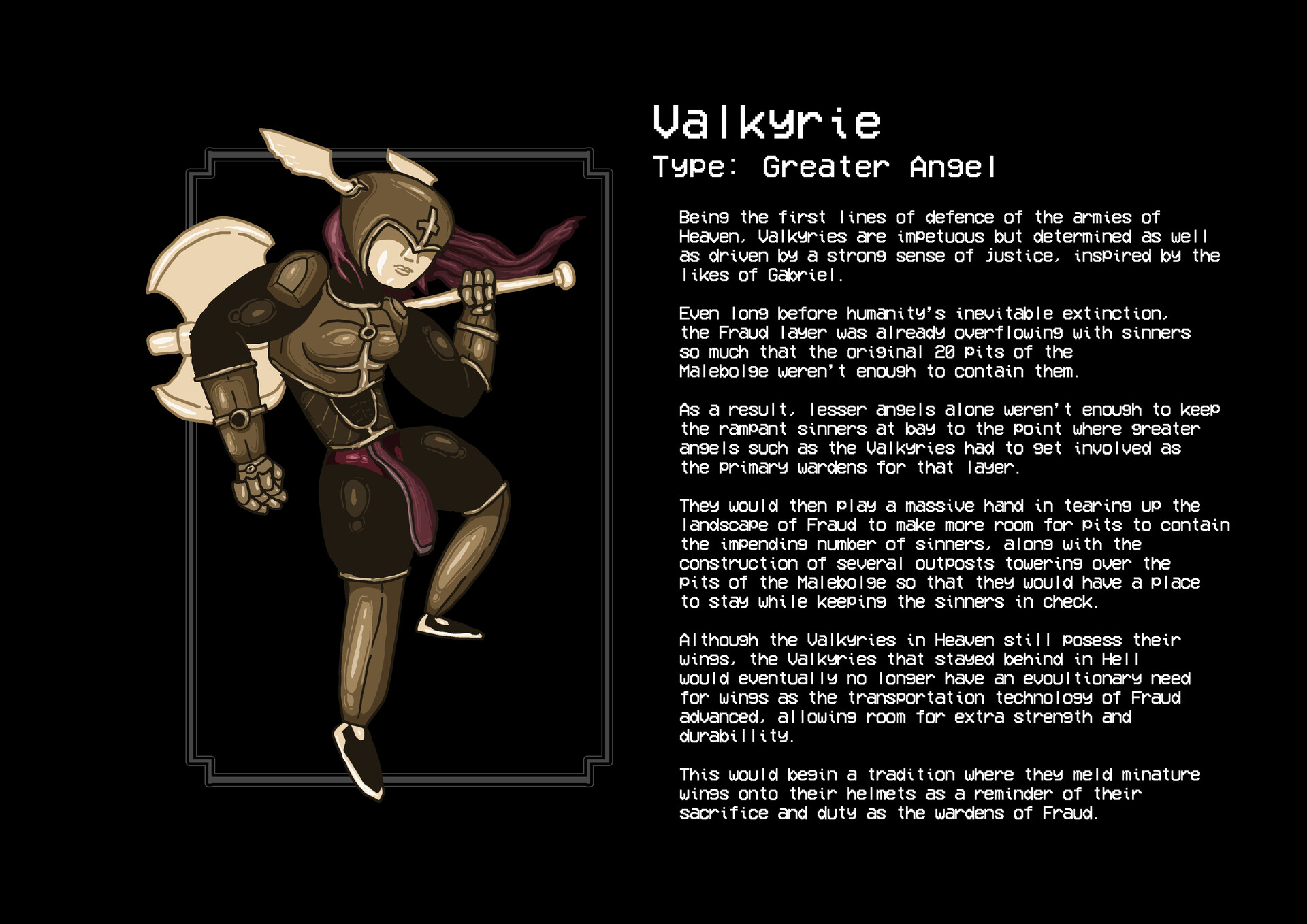 ArtStation - Ultrakill Enemy Concept - Valkyrie