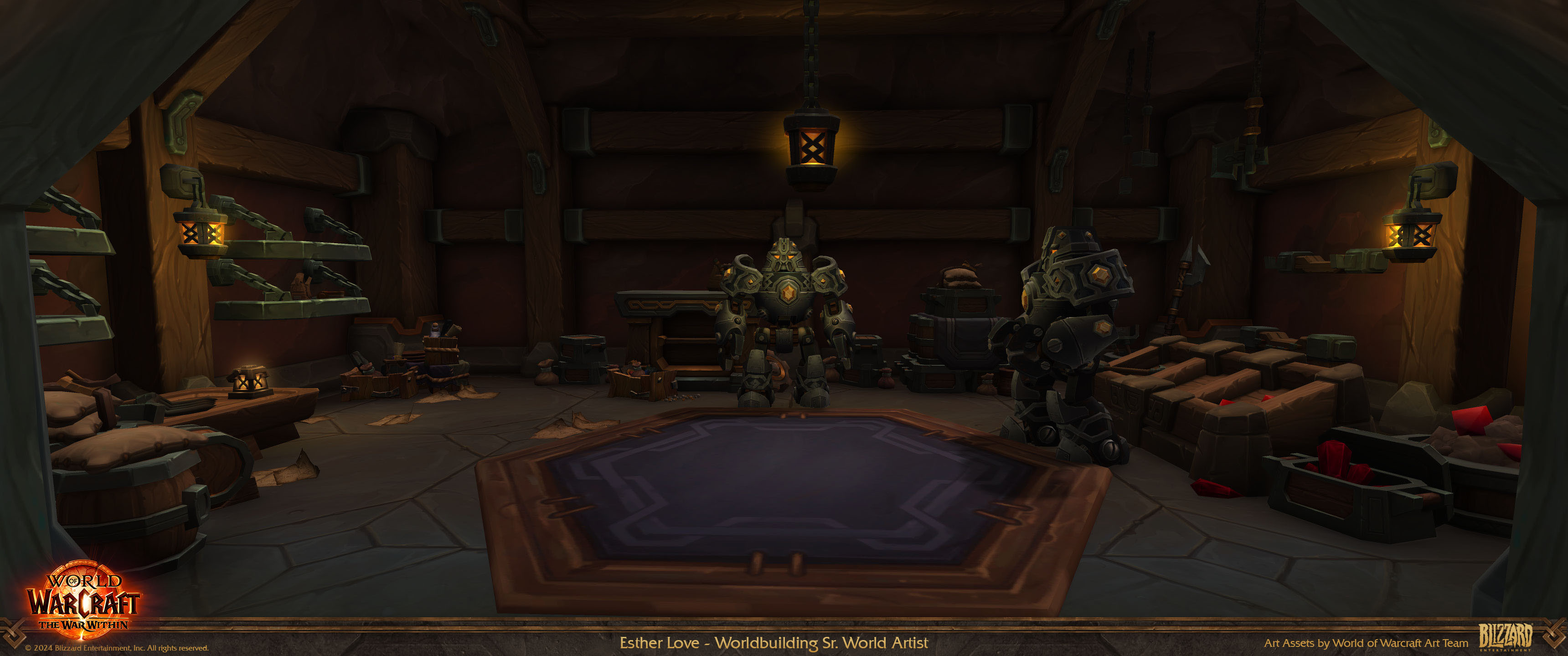 I did alot of interiors for the Ringing Deeps, this is an example of one! 
