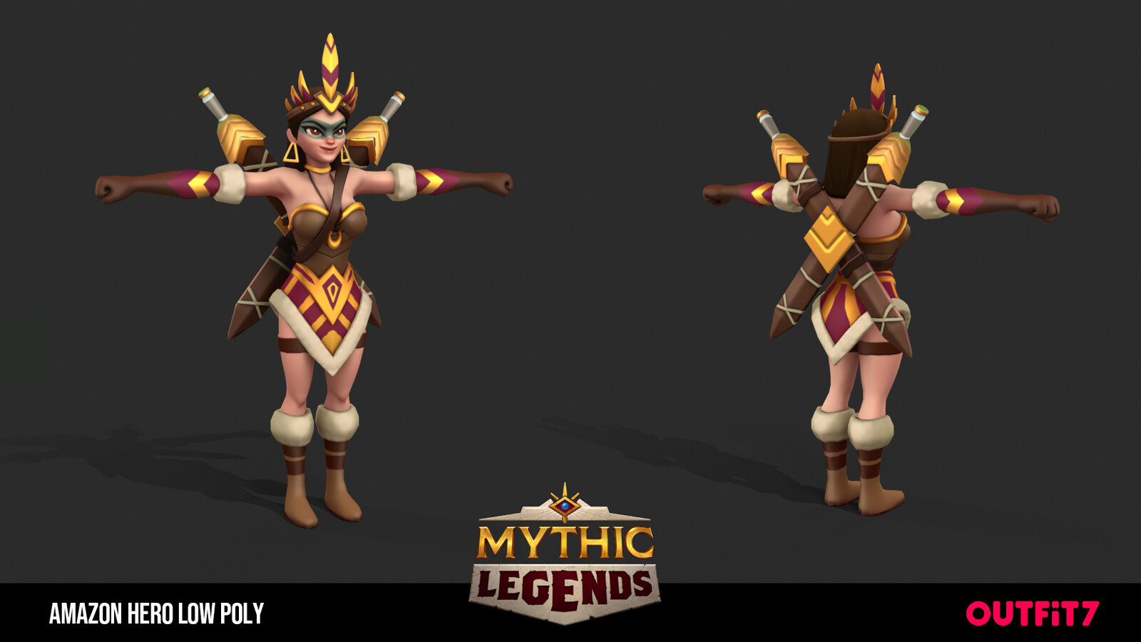 Amazon Hero Low Poly