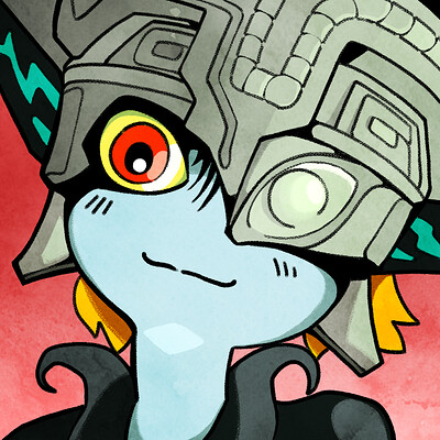 Illustration of Midna from Zelda.