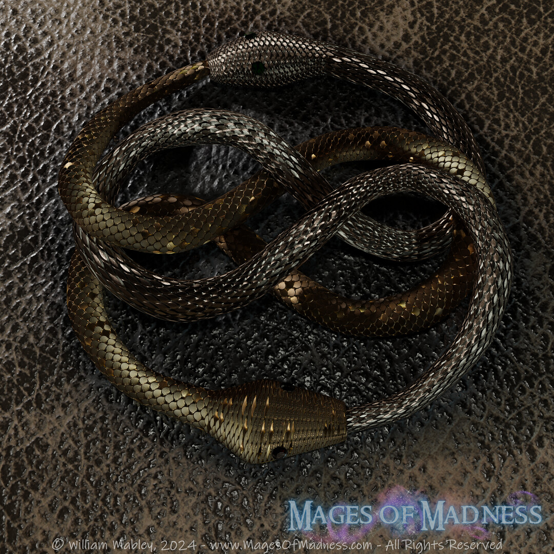 Rough Textured Version - Closeup on Auryn symbol