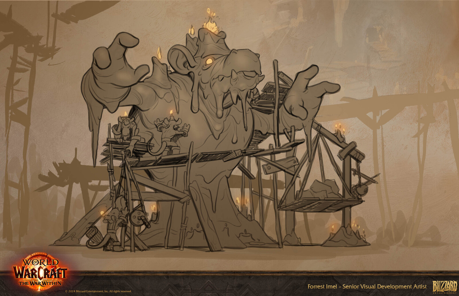 Giant Kobold Wax Statue