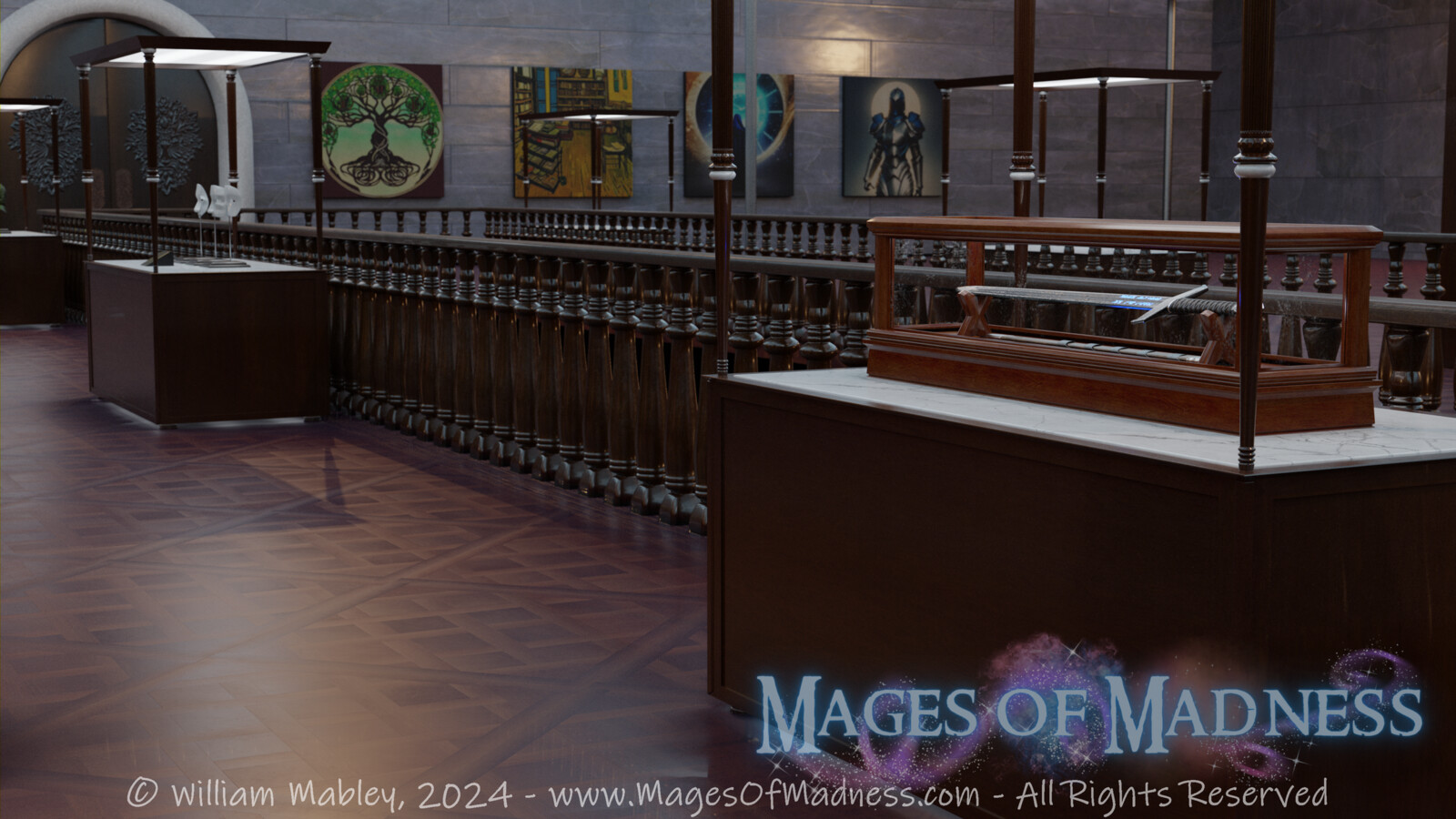 Geometry Nodes Library Test with Displays