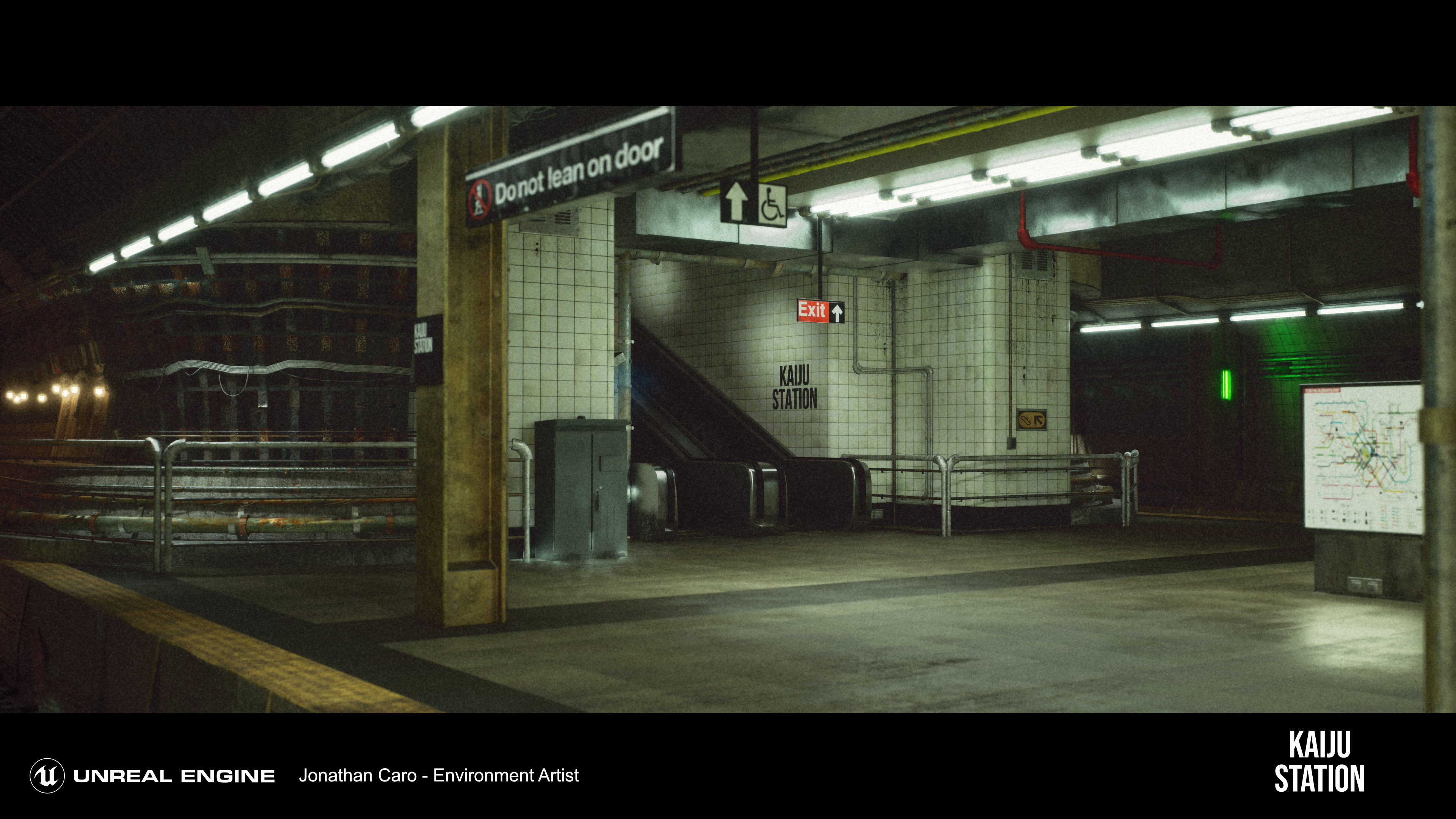 Station Platform Entrance