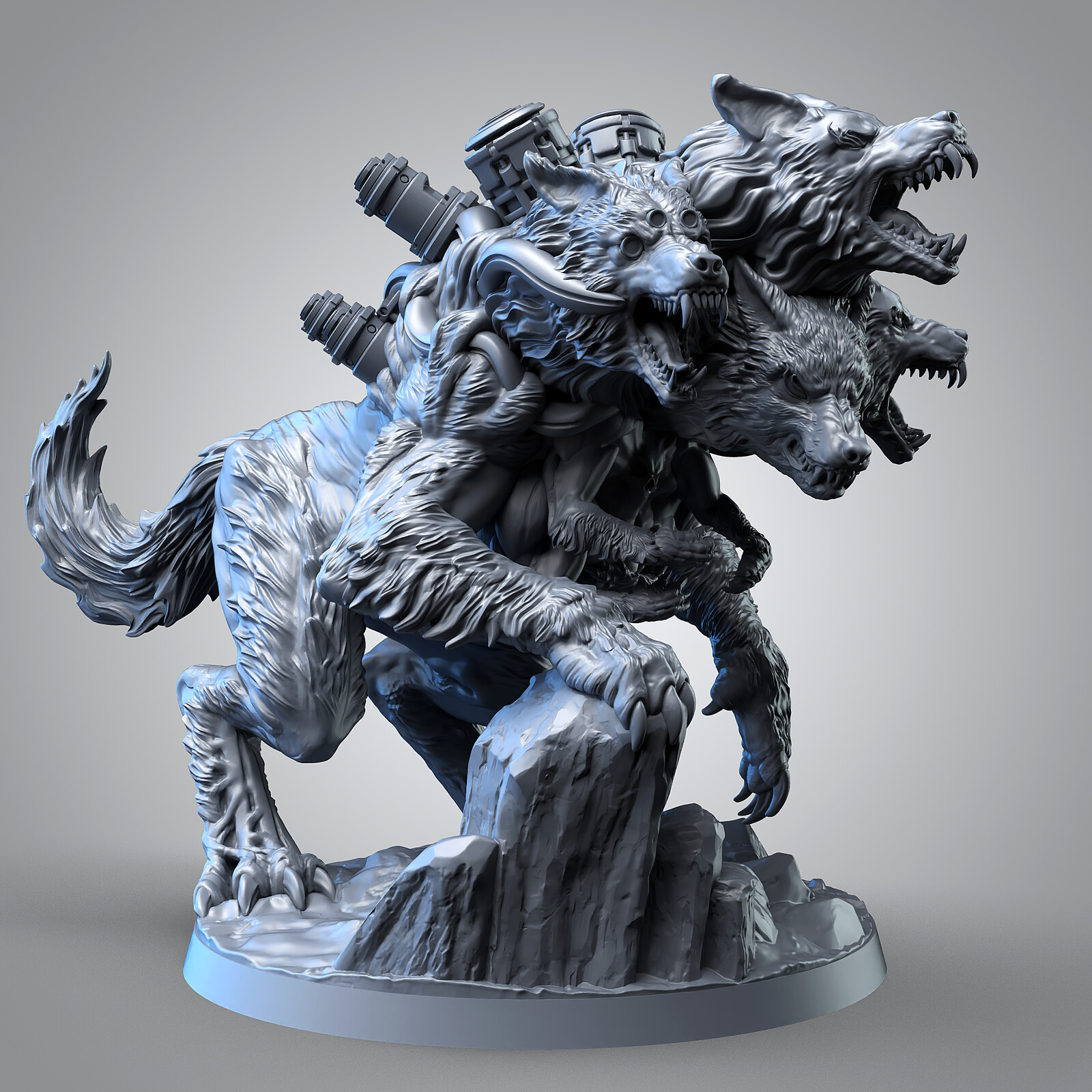 Cerberus miniature for Forsaken: Dante's Inferno