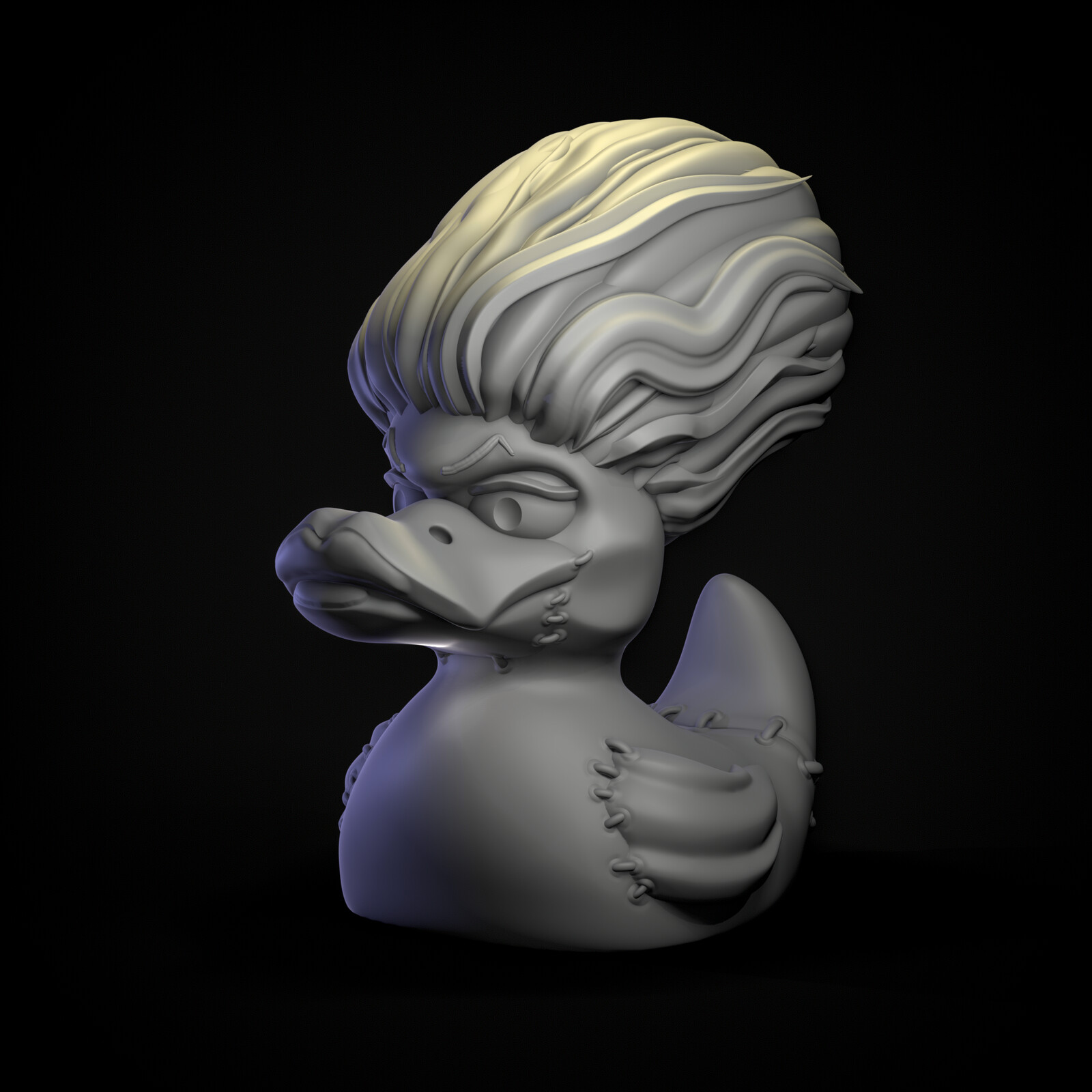 Bride of Frankenstein Duck No Color