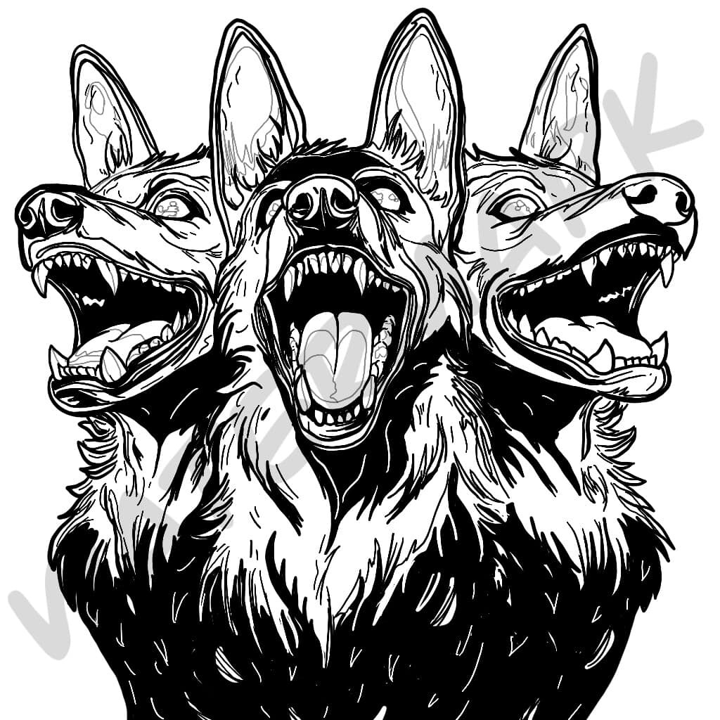 Inked Drawing pre color
