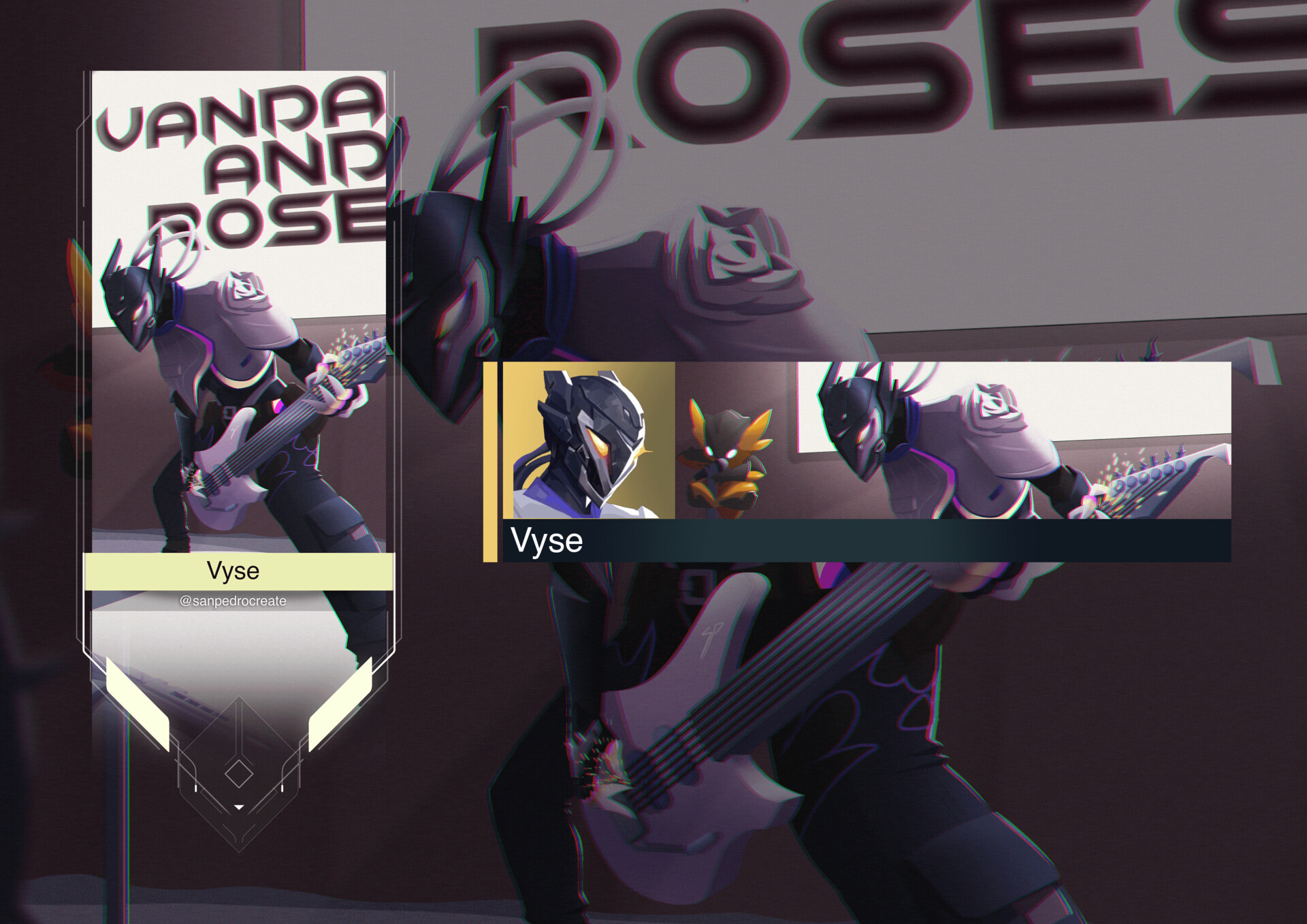ArtStation - Vyse Banner Card (Valorant Fan Art)