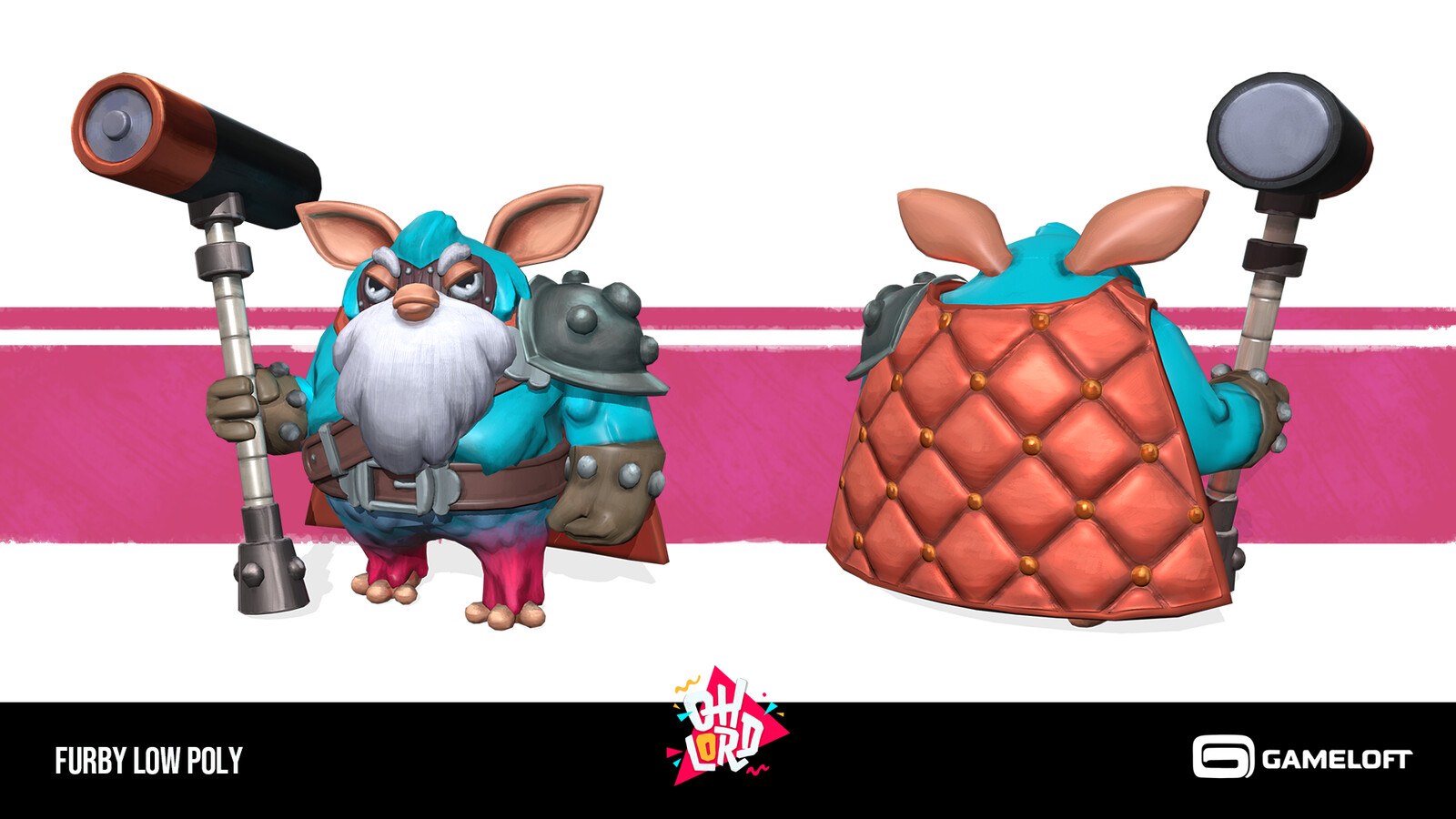 Furby Low Poly