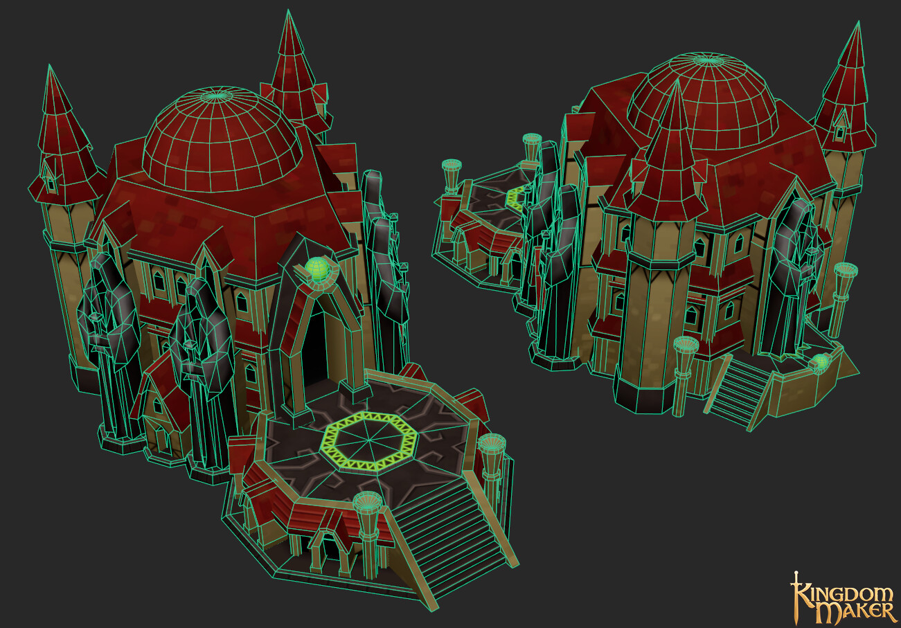 Hall of Titans - Wireframe