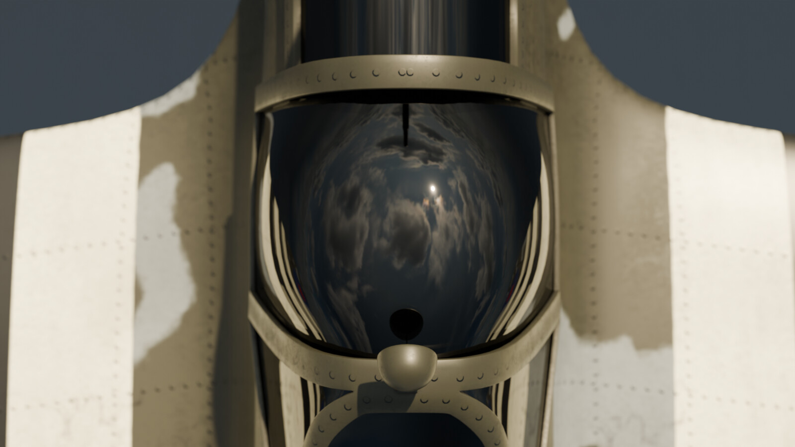 Top view HDRI reflection