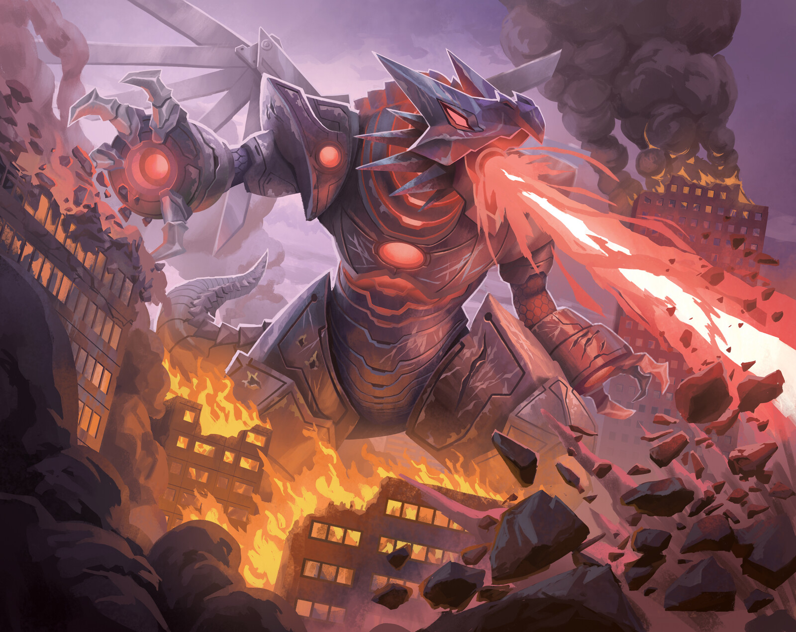 Meka Dragon, personification of apocalypse knocking at your door