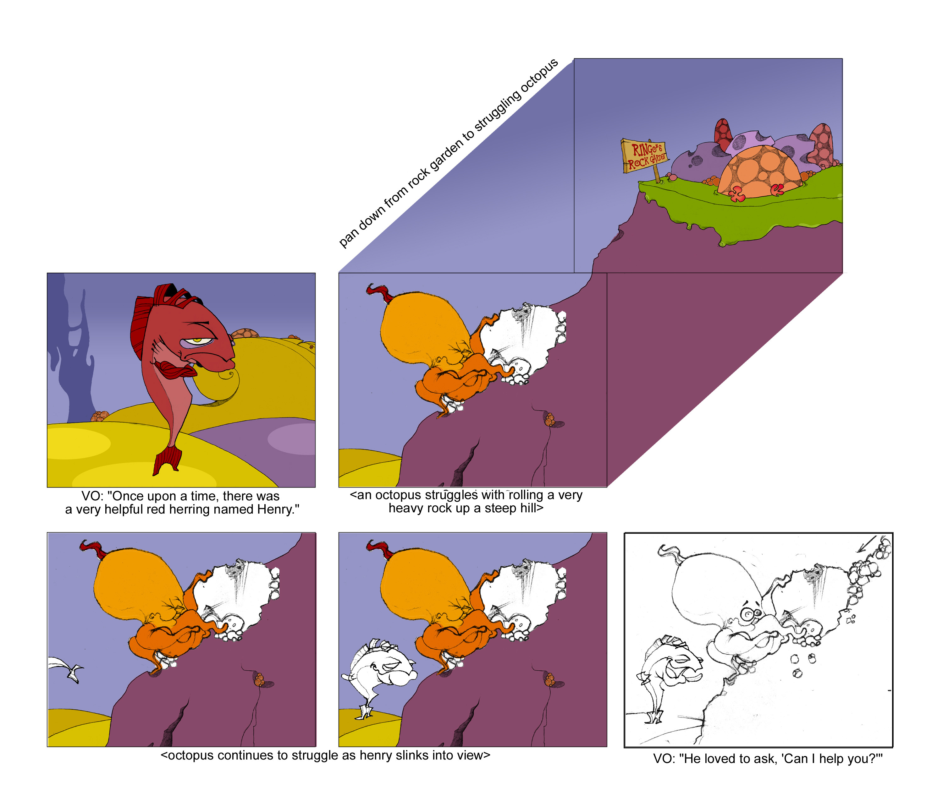 Henry Herring - Storyboard -1
