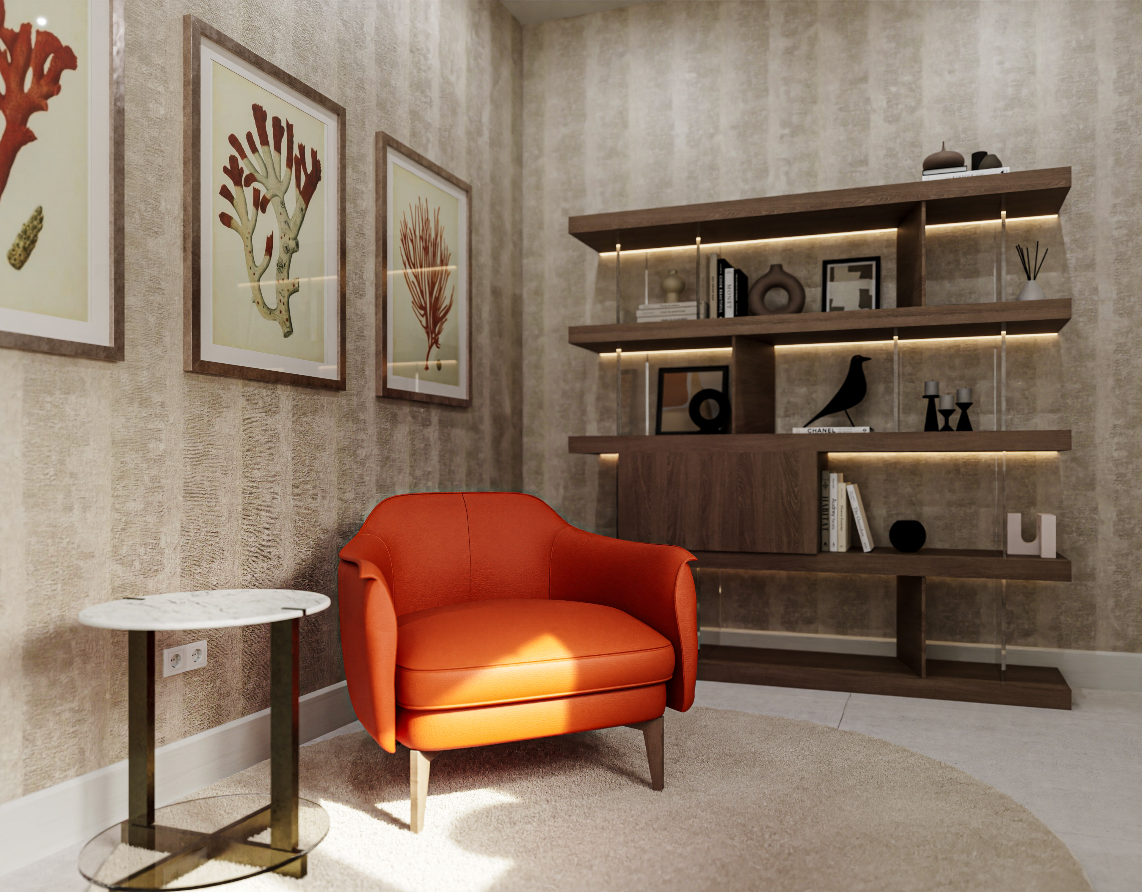 Home office detail shot.