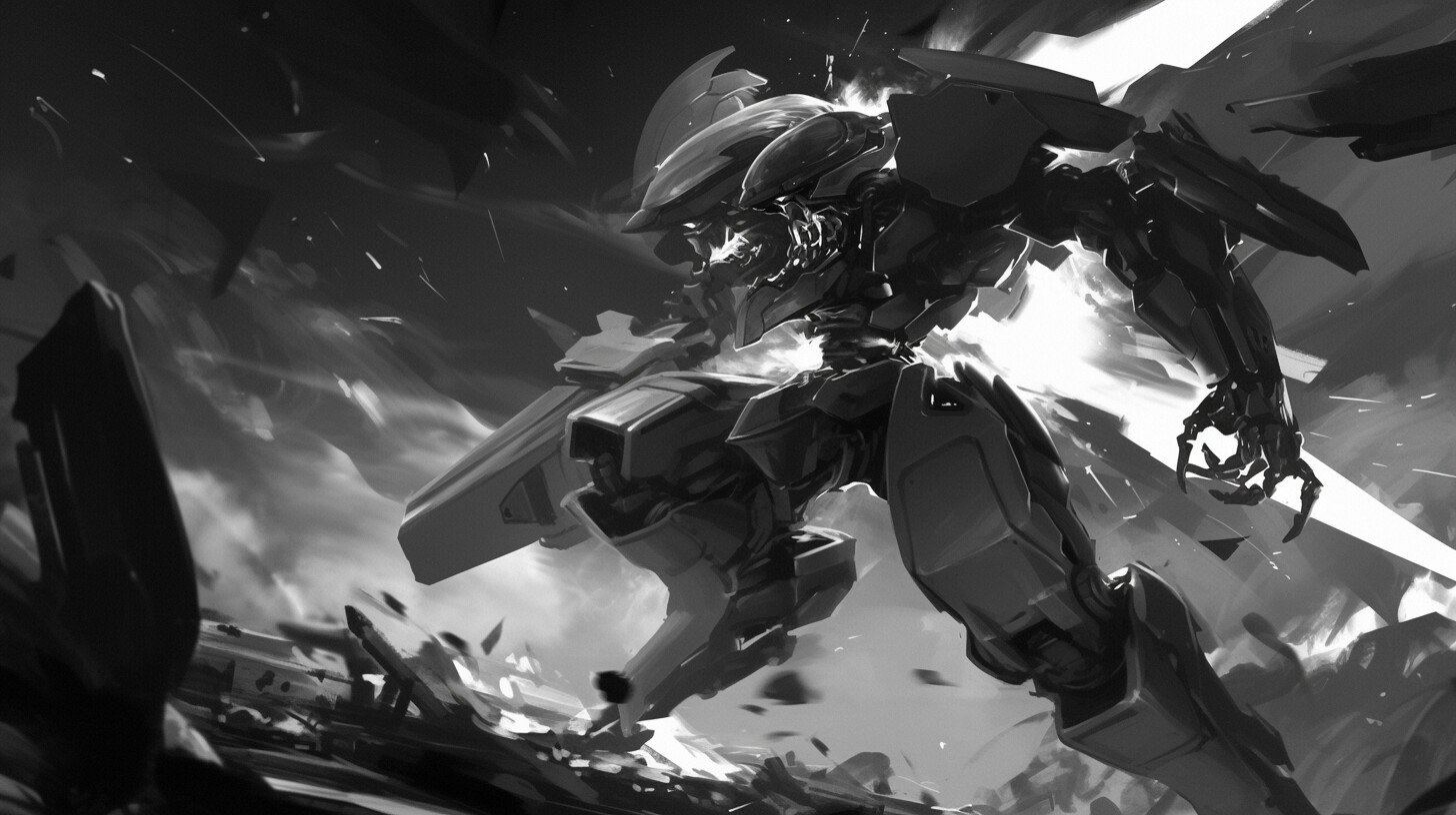 Mecha War Concepts Thumbnails