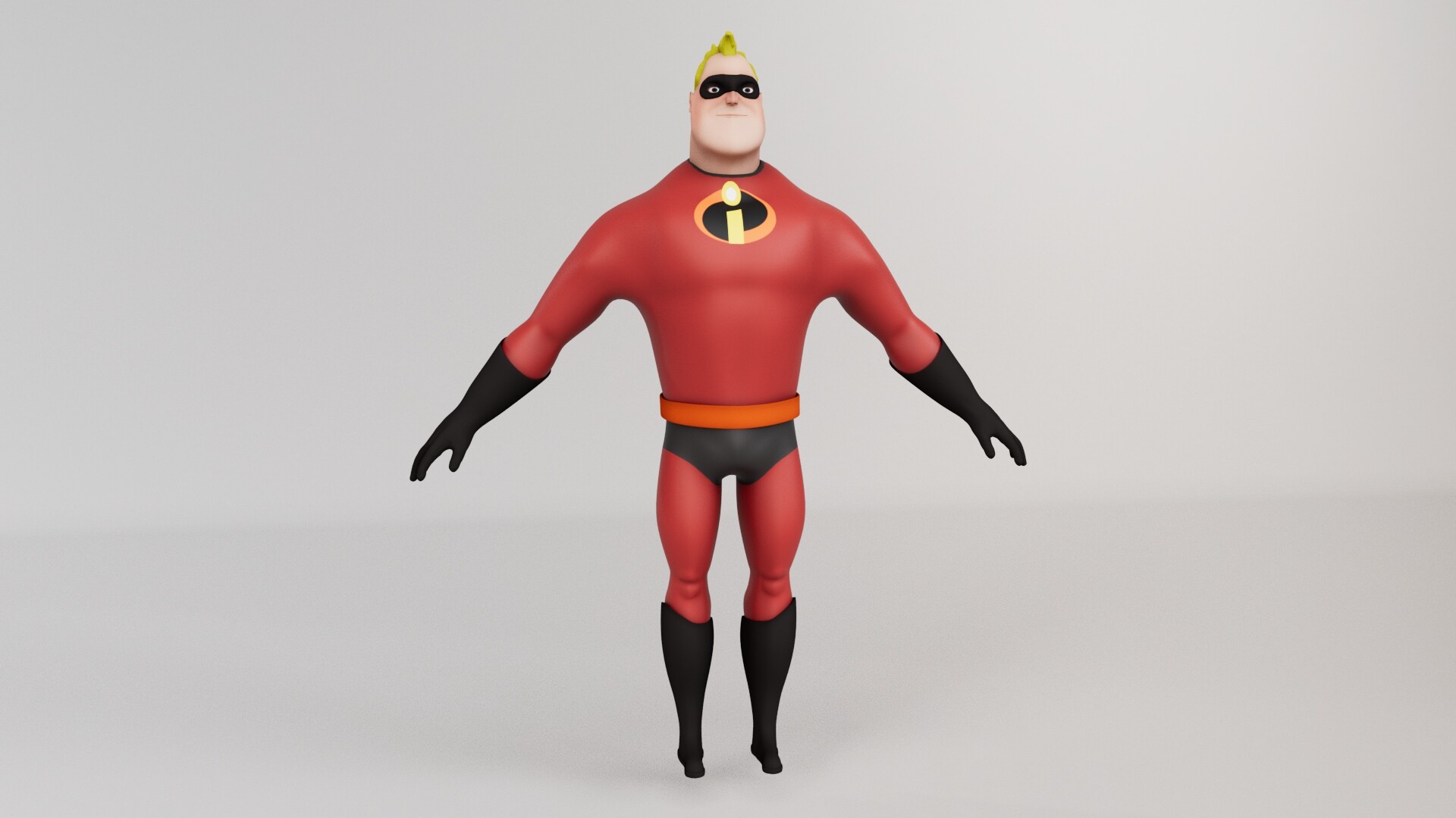 ArtStation - Mr. Incredible and Uvs map