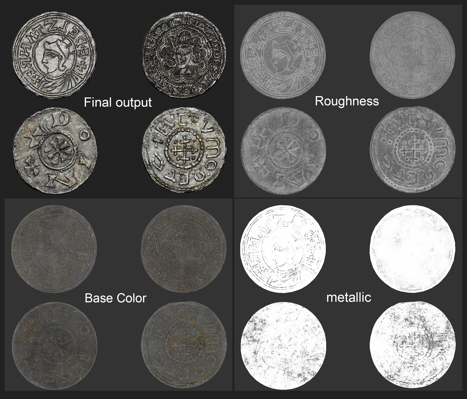 Coins_texture maps Breakdown.