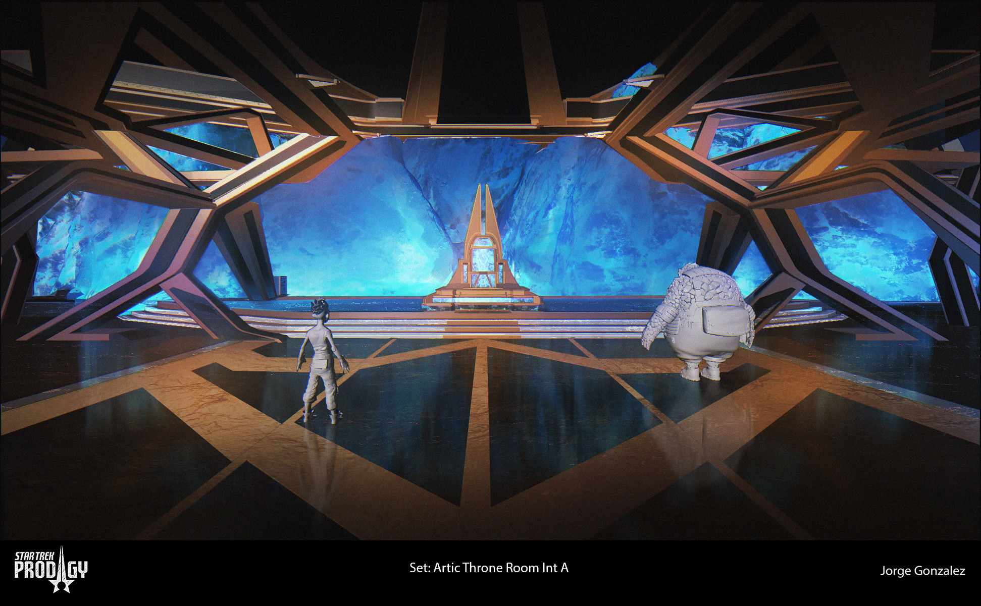 Artic Throne Room Painting