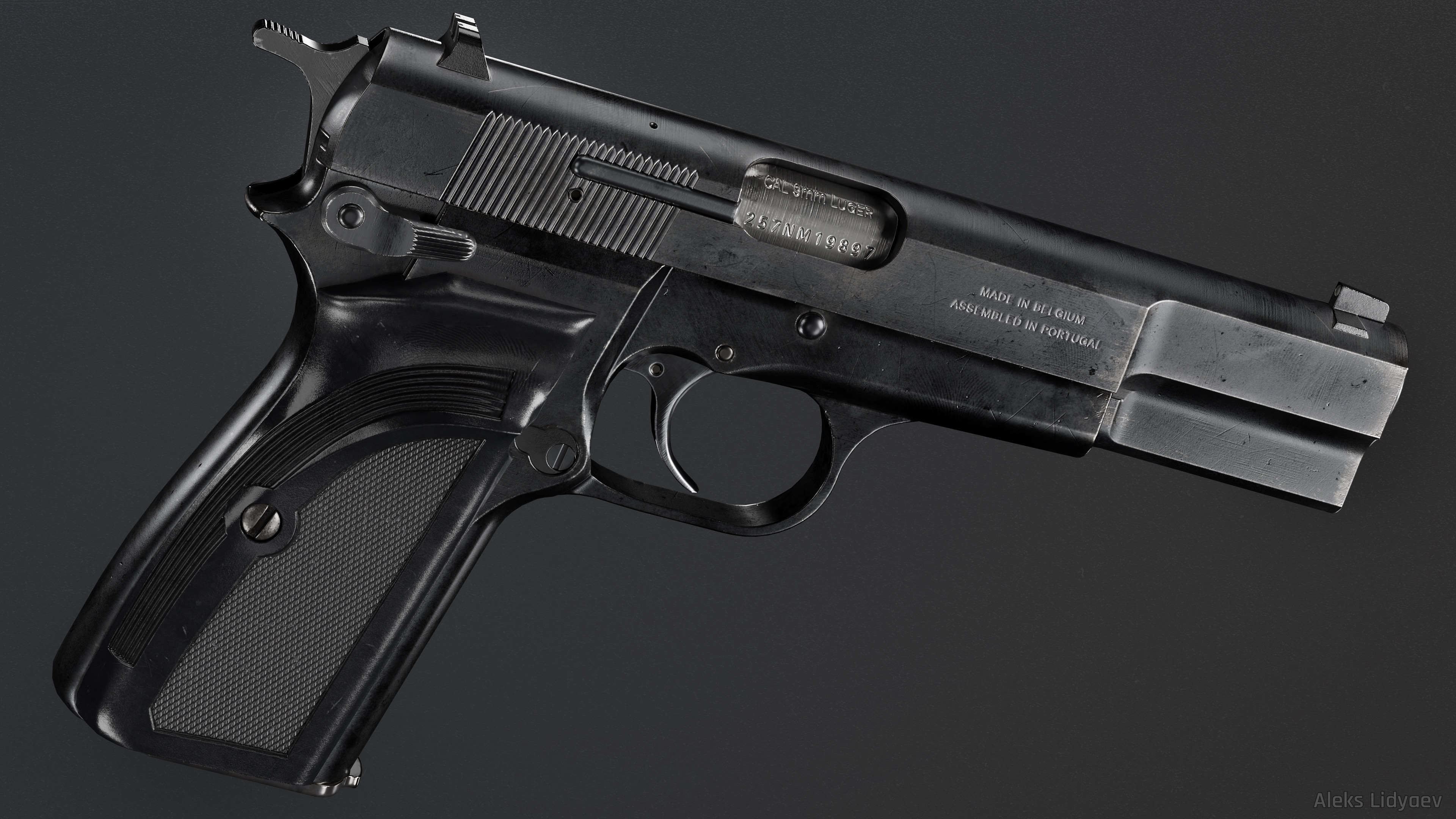 ArtStation - Browning Hi-Power Mk III