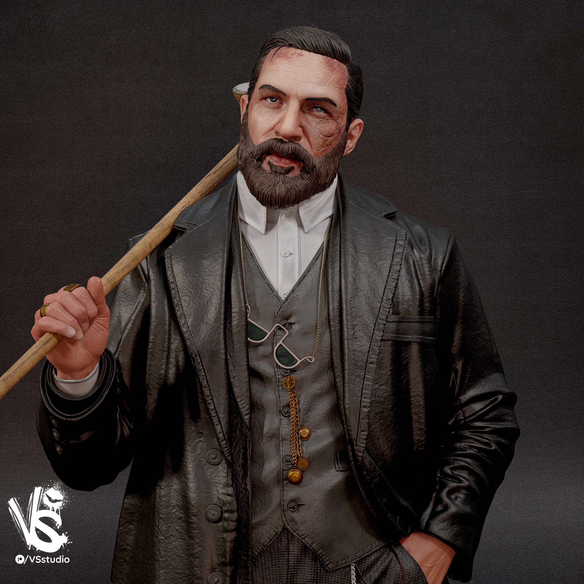 ArtStation - Alfie Solomons - Peaky Blinders