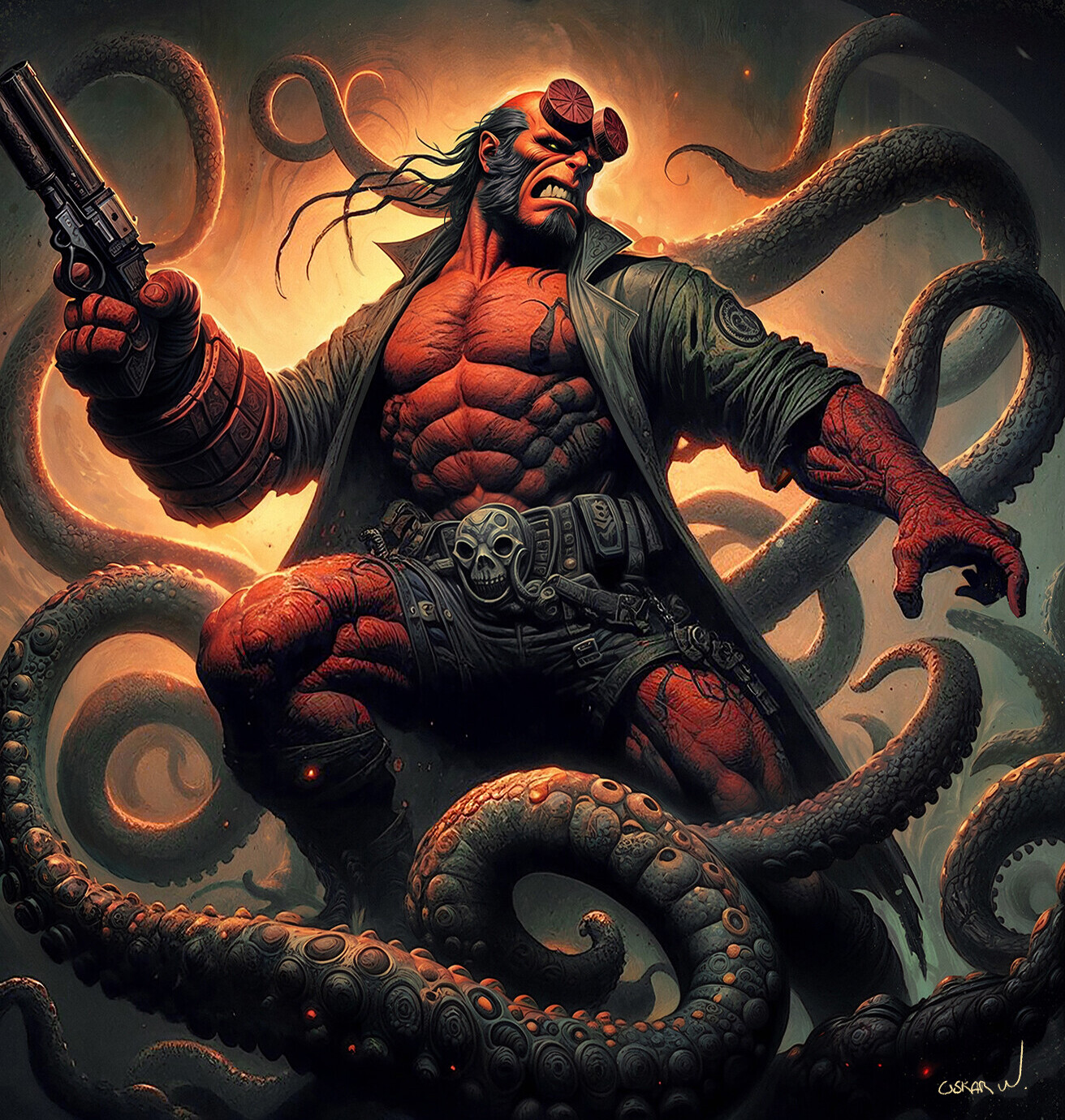 Hellboy by Oskar M.