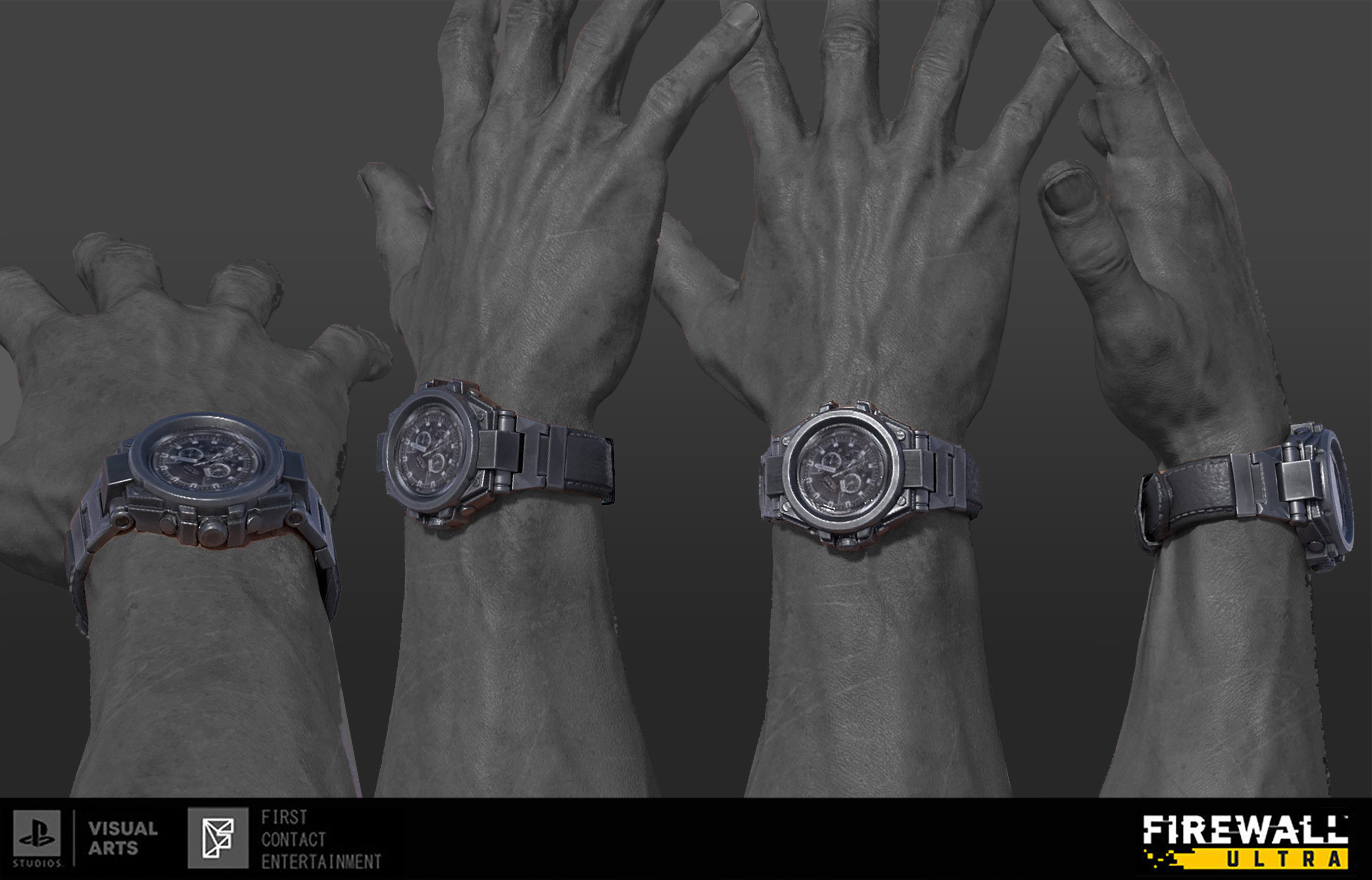 Contractor Skip. I was responsible for just modeling of watch.  Additional credit Jason Ahn, Stephanie Angel