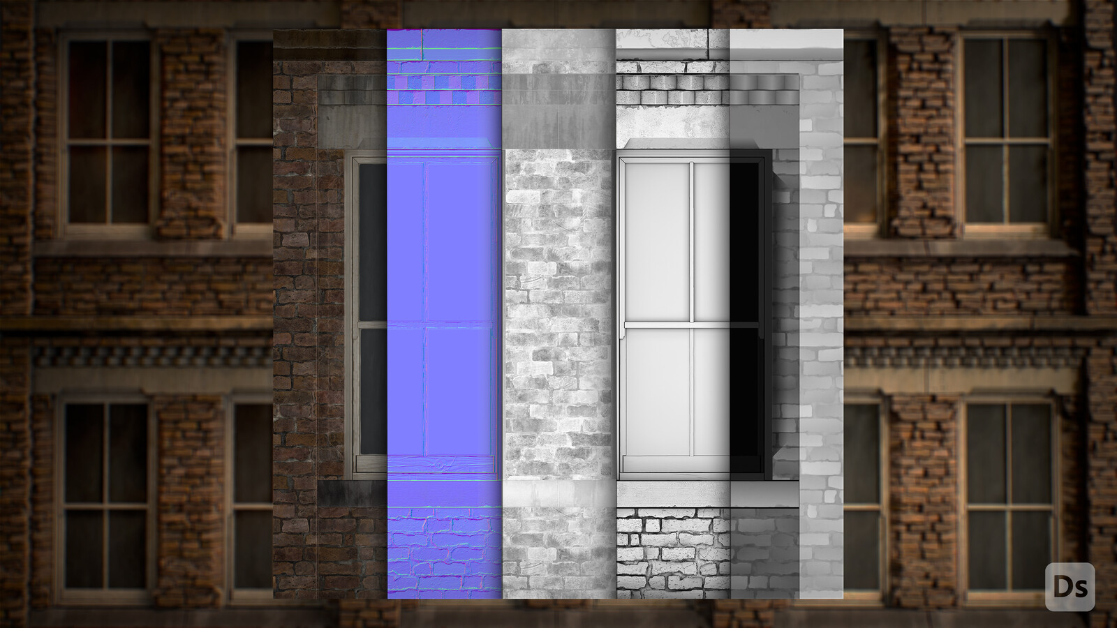BaseColor-Normal-Rougfness-Ao-Height