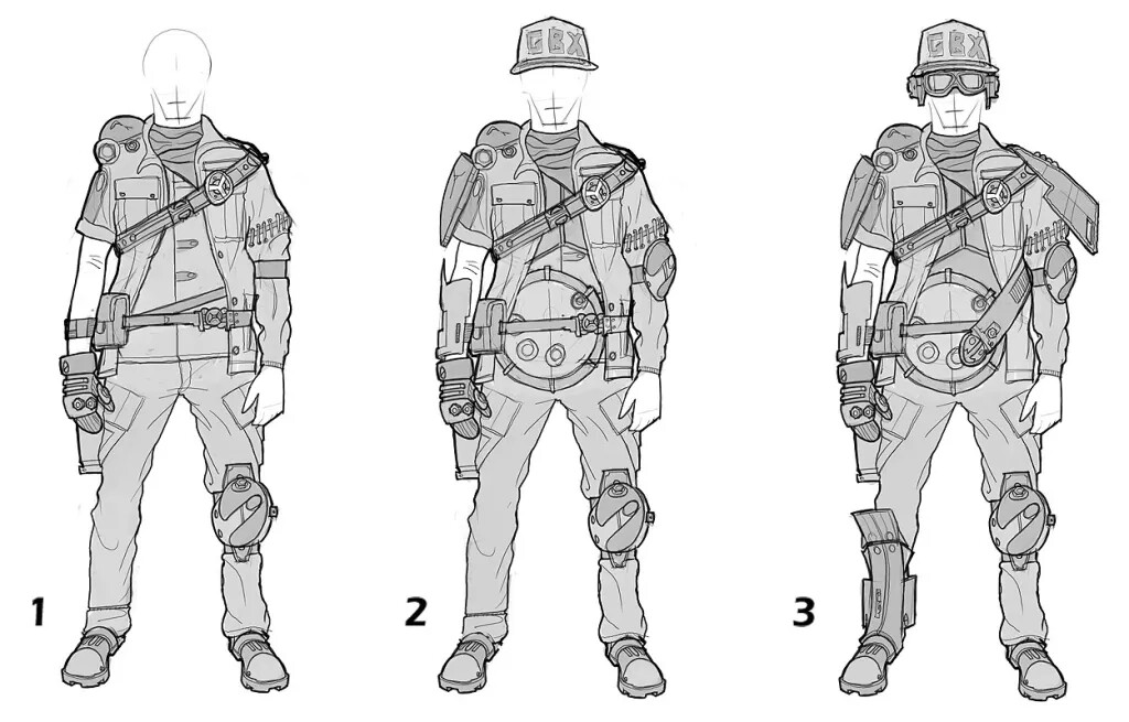 Progression design for design 4, concept 4