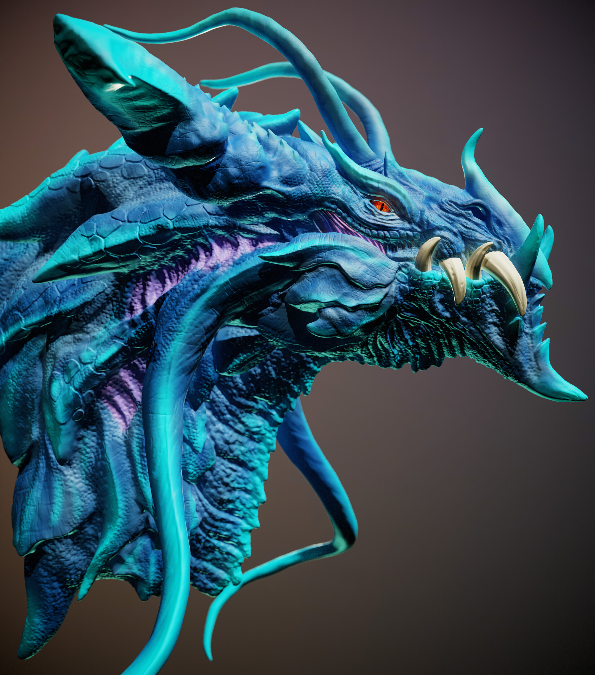 ArtStation - Azure Dragon