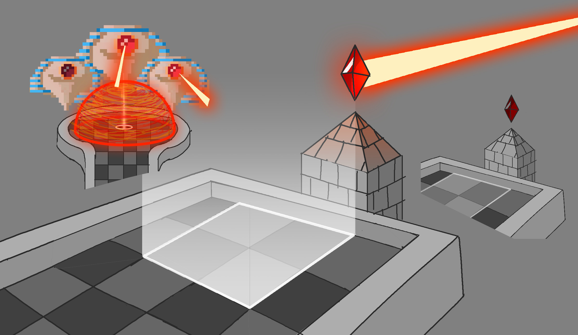 Boss puzzle concept