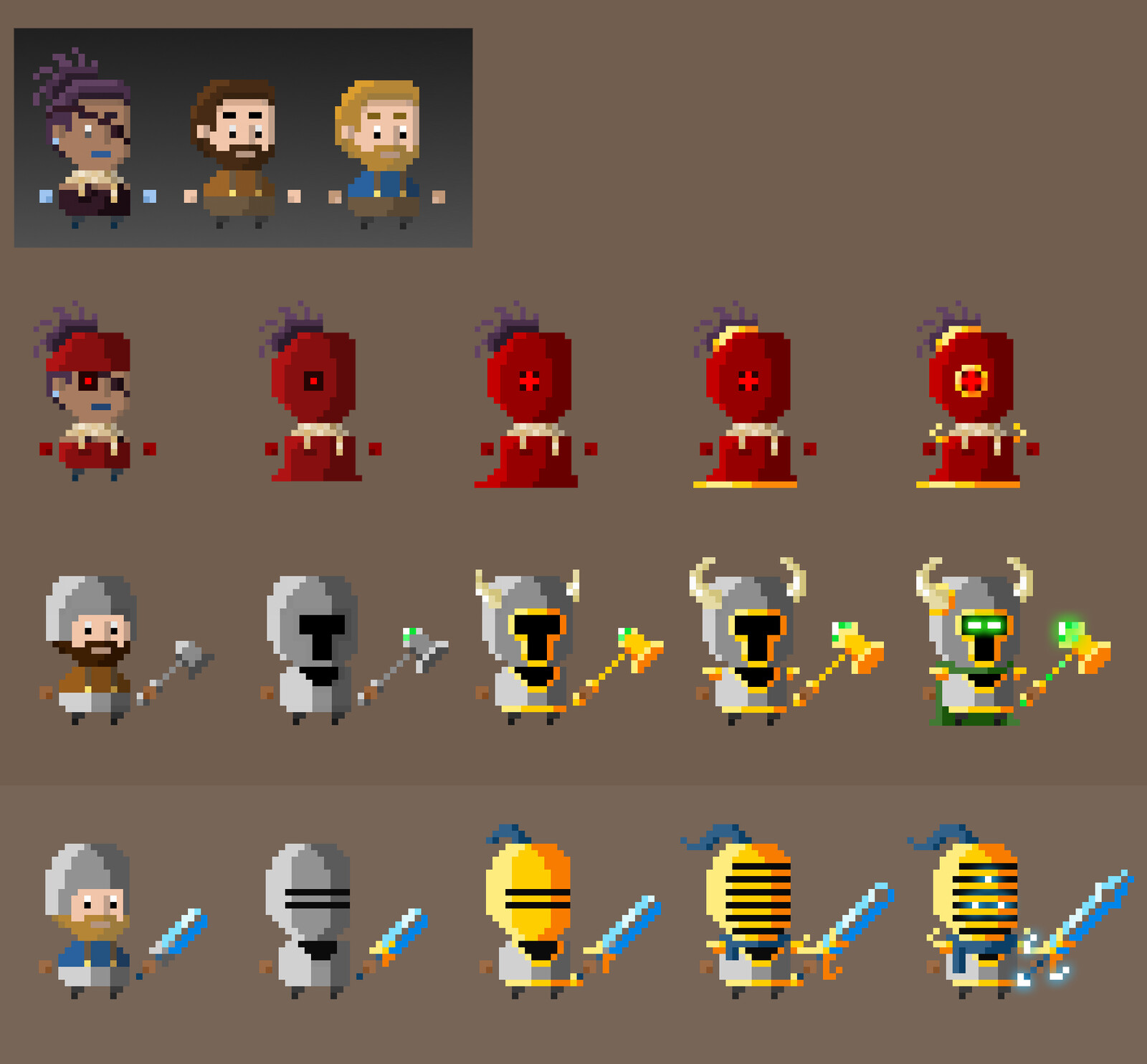 Purchasable (Town NPC) Caddies