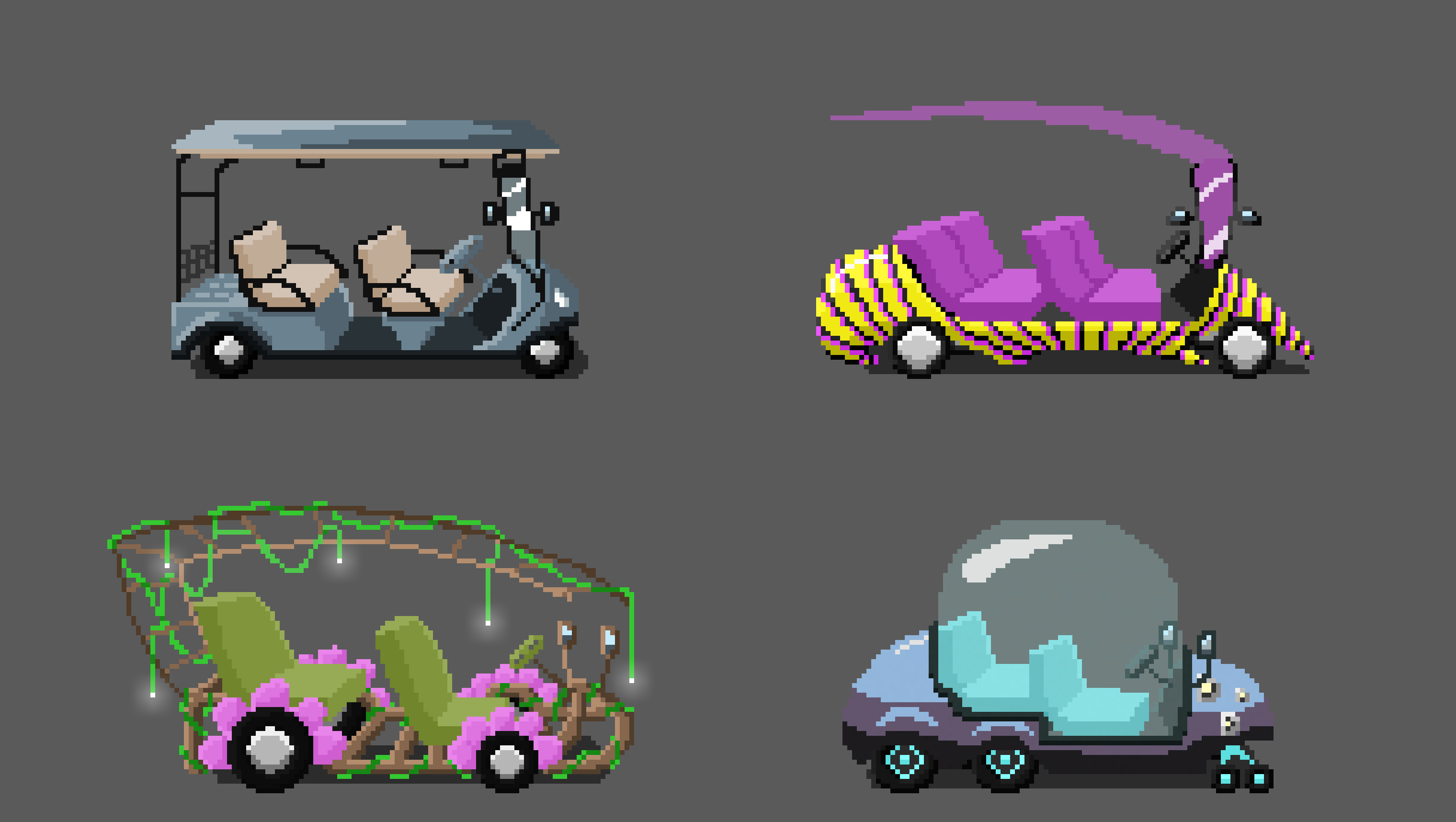 Course 1 Carts (empty)