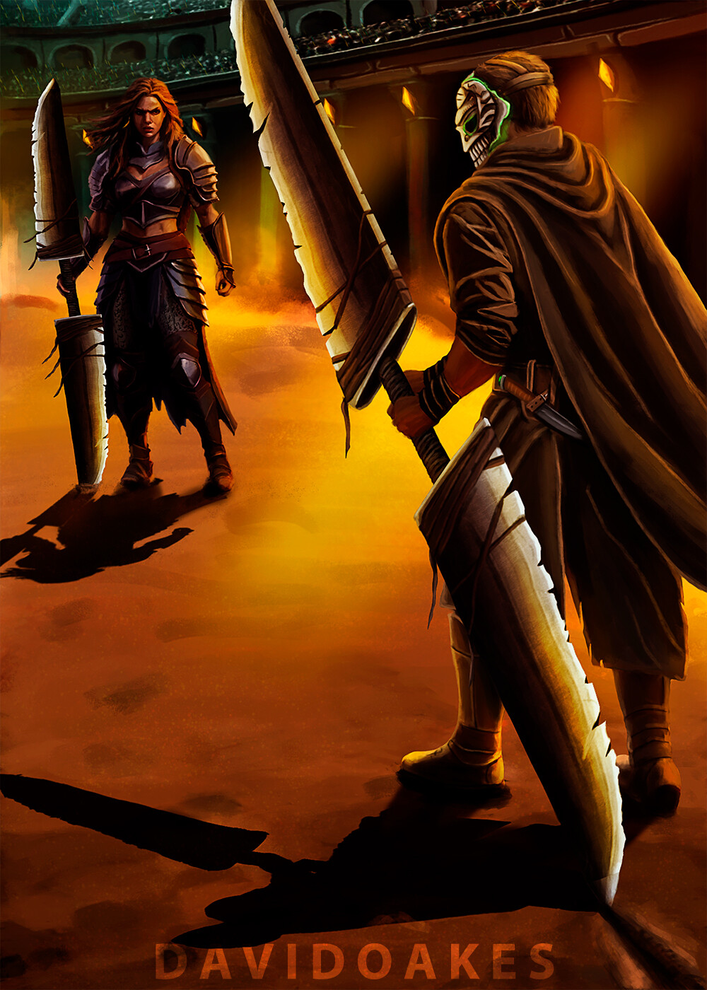 Forlorn Raider Book 7 - Arena Scene