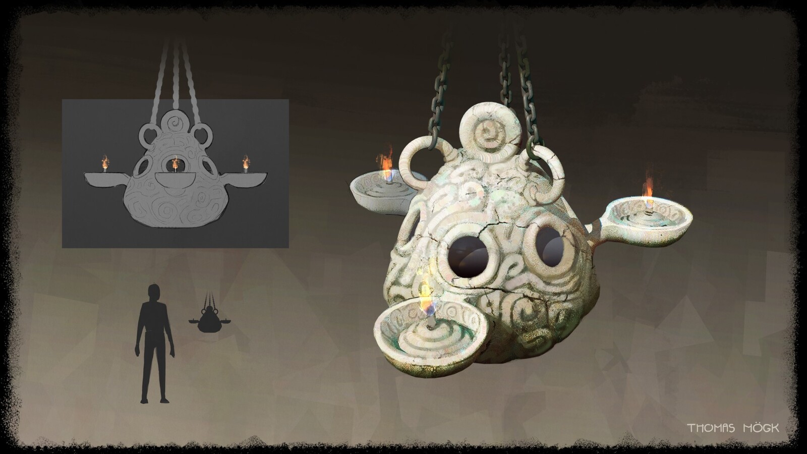 Anaän - Oil Lamp (Prop Design)