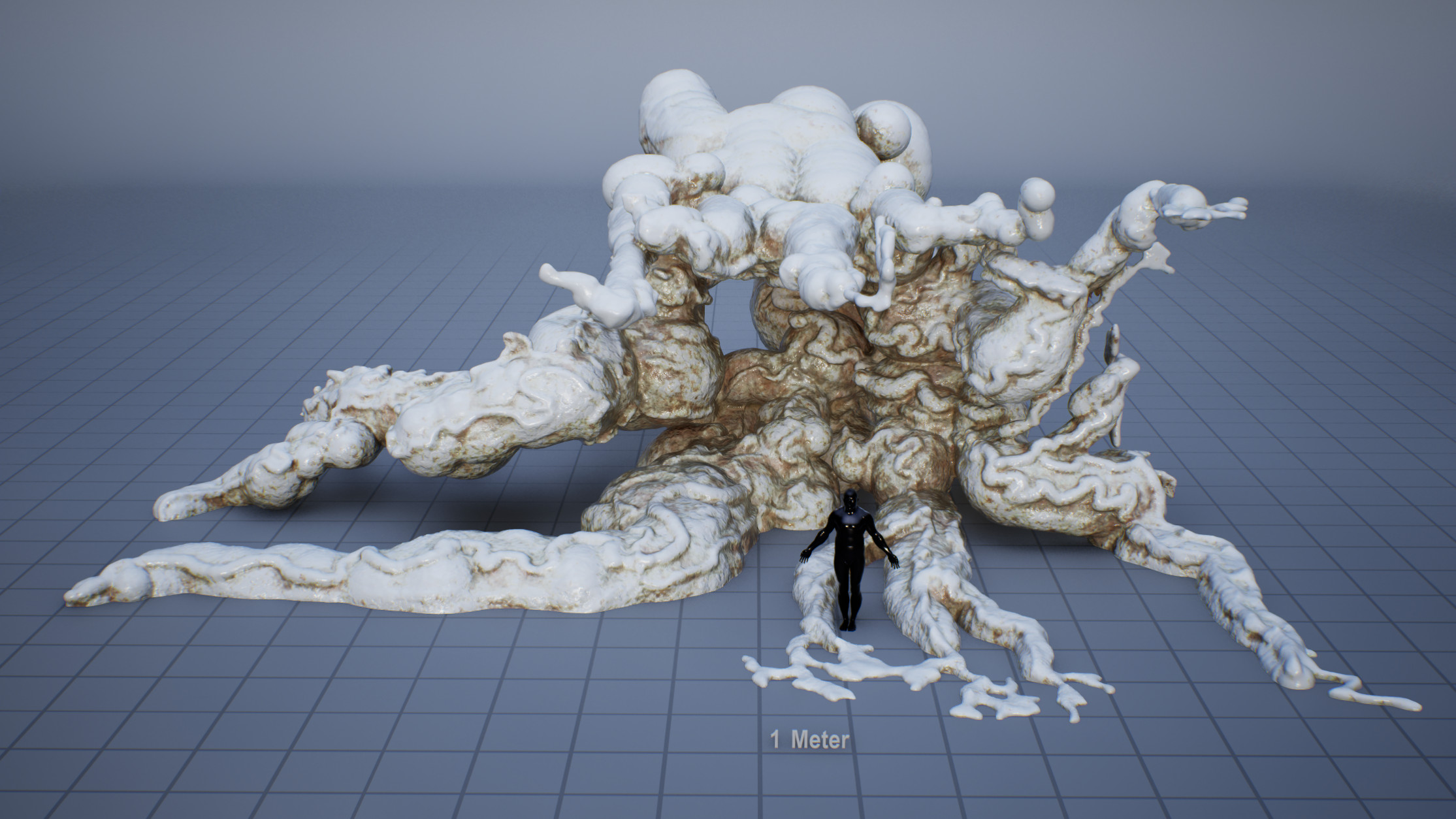 Alien Growth Unique Asset - sculpted in zbrush using Zspheres