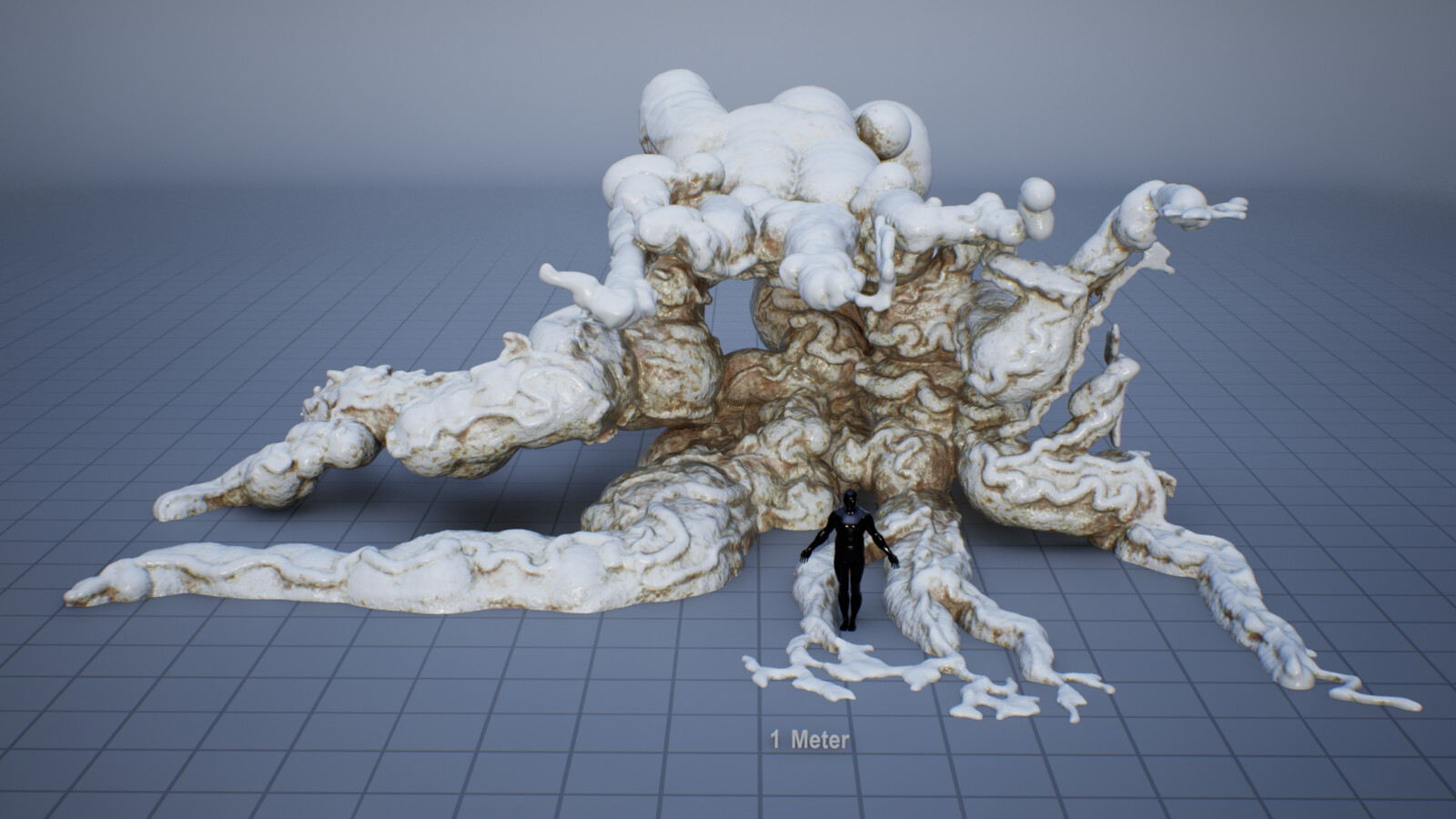 Alien Growth Unique Asset - sculpted in zbrush using Zspheres